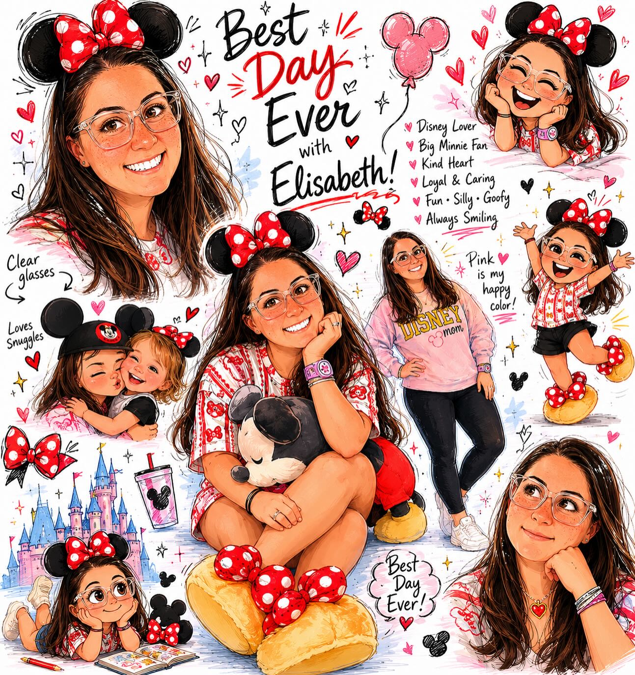 POV: your entire personality is Disney, oversized glasses, Minnie bows, and making magical memories with your favorite people ✨🎀🏰
“Best Day Ever” isn’t just a phrase around here… it’s basically a lifestyle 💖
Forever thankful for the magic, the memories, and the little moments that make life feel like Main Street at sunset 🫶🏻✨
#DisneyAdult #DisneyMom #MinnieMouseVibes #BestDayEver #DisneyLife