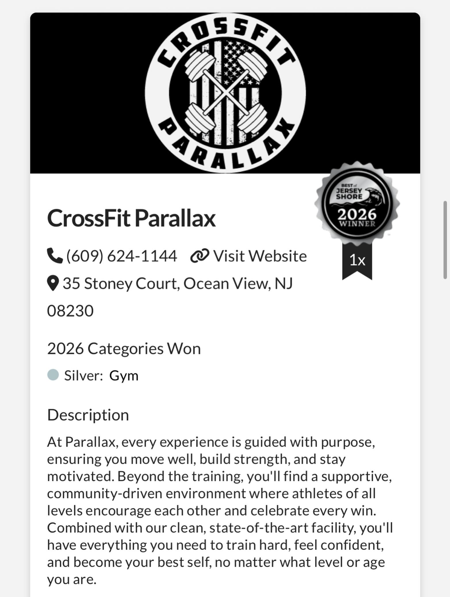 We want to extend a huge THANK YOU to all who voted, believe in us, and trust us! What a great way to celebrate 13 years! 🎉
We are very proud and will continue to provide the best, top level services possible to our community. 💪🏼
#bestofjerseyshore #winner