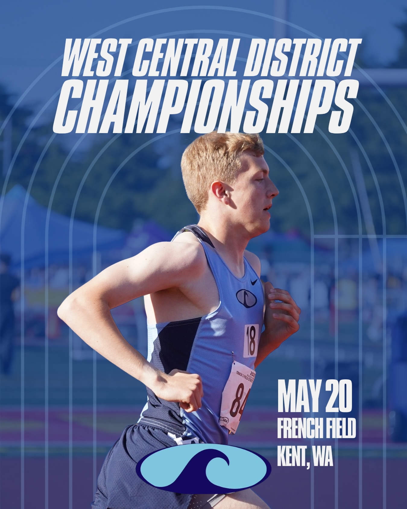 Day One of the State Qualifying Meet is TODAY!
Wednesday, May 20th
French Field, Kent, WA
Top 6 from each event move on to the State Championships next week.
Check athletic.net for meet information and schedule.
RDT š