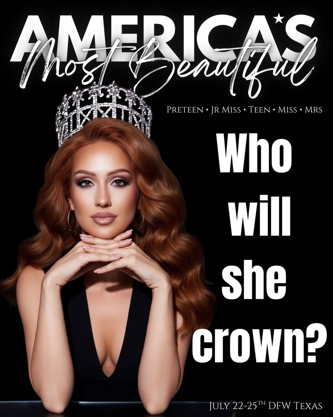 One month left to enter! Will you take home the national crown? 5 age divisions, 5 national queens, one legacy. #AMBPqgeants