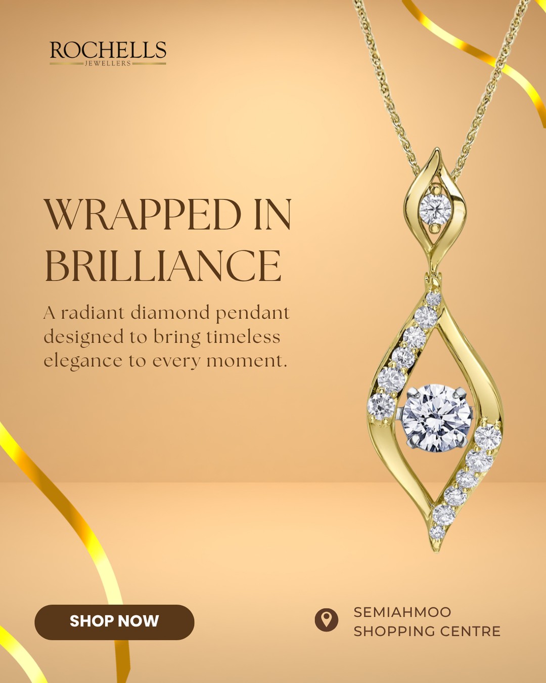 Delicate sparkle wrapped in brilliance. ✨
This elegant gold pendant necklace features a flowing silhouette accented with brilliant round stones, creating a graceful design that catches the light beautifully from every angle. Refined yet eye-catching, it’s a piece made to elevate both everyday looks and special occasions.
Visit Rochells Jewellers at Semiahmoo Shopping Centre to explore beautifully crafted fine jewellery with expert guidance and personalized service. 🤍
#DiamondPendant #GoldNecklace #FineJewellery #RochellsJewellers #DiamondJewellery #TimelessElegance #LuxuryJewellery #EverydaySparkle