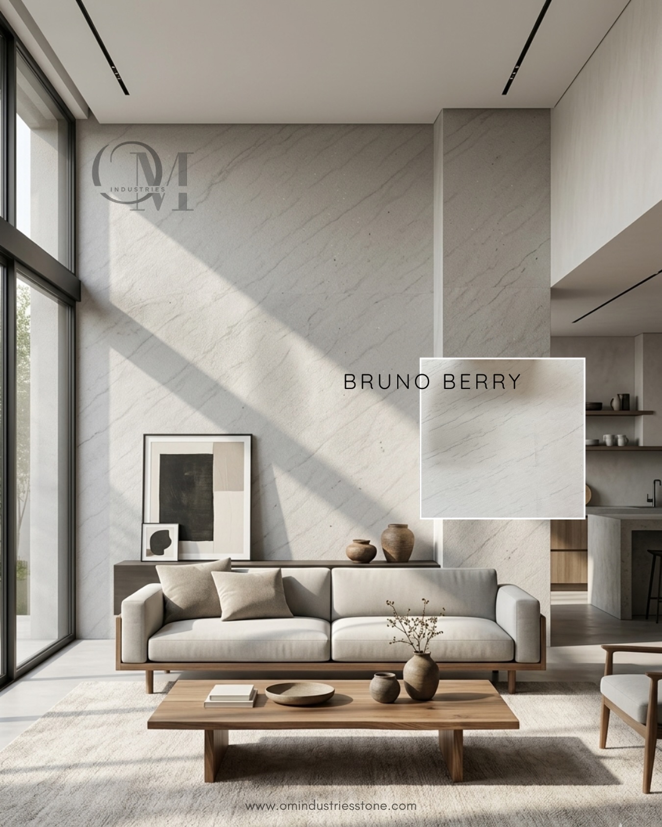 BRUNO BERRY- True luxury doesn’t shout—it rests quietly in the details. The gentle, linear character of this natural stone wall brings a serene, organic energy to the modern living canvas. Perfectly complementing minimalist forms and natural timber tones.
Subtle veining. Monumental impact.
#natural #architect #interior #architecture #luxury