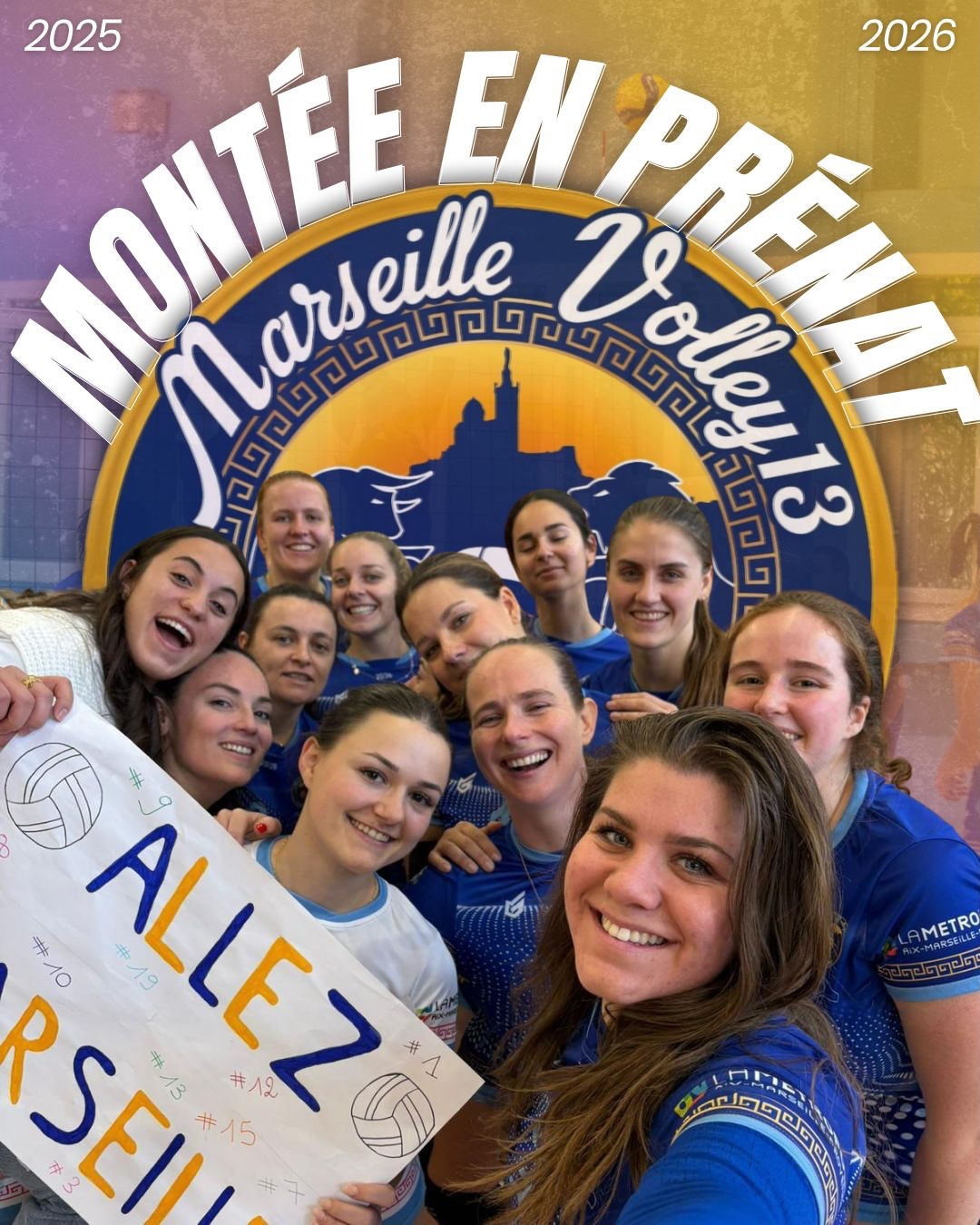 Doublée montée pour nos réserves ! 🏆
Une superbe montée en pré-nationale pour nos féminines qui ont durement bataillé toute cette saison 👏 Et un titre de champion départemental pour notre Départementale 1 😍
Nos équipes féminines ce sont 4 montées cumulées en 3 ans!! Avec un effectif composé à plus de 50% de notre formation, ce n’est que le début d’une belle aventure... 🌞
Côté masculin : c’est un parcours de formation complet allant des équipes jeunes à la Nationale 2, le tout également réalisé par nos jeunes de formation marseillaise💪🏼
Envie de rejoindre cette aventure ? Le recrutement est lancé !
👉 Infos détaillées sur les recrutements dans notre prochain post !
Tous les profils seront étudiés, des essais sont possibles.