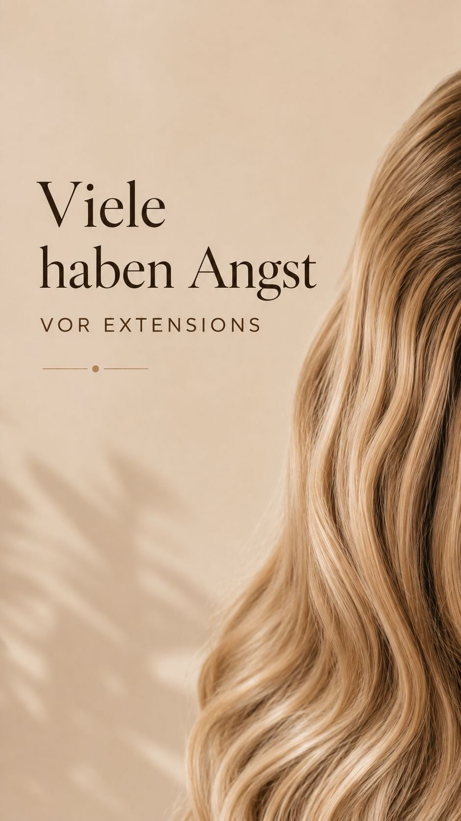 Genau deshalb haben viele Angst vor Extensions ✨
Nicht wegen Extensions selbst
sondern wegen Ergebnissen, die nie natürlich aussahen.
Wir glauben, dass man Extensions nicht sehen sollte.
Sondern nur das Gefühl dahinter.
#hairgoals #luxusextensions #belhairküsnacht #küsnacht #zürich