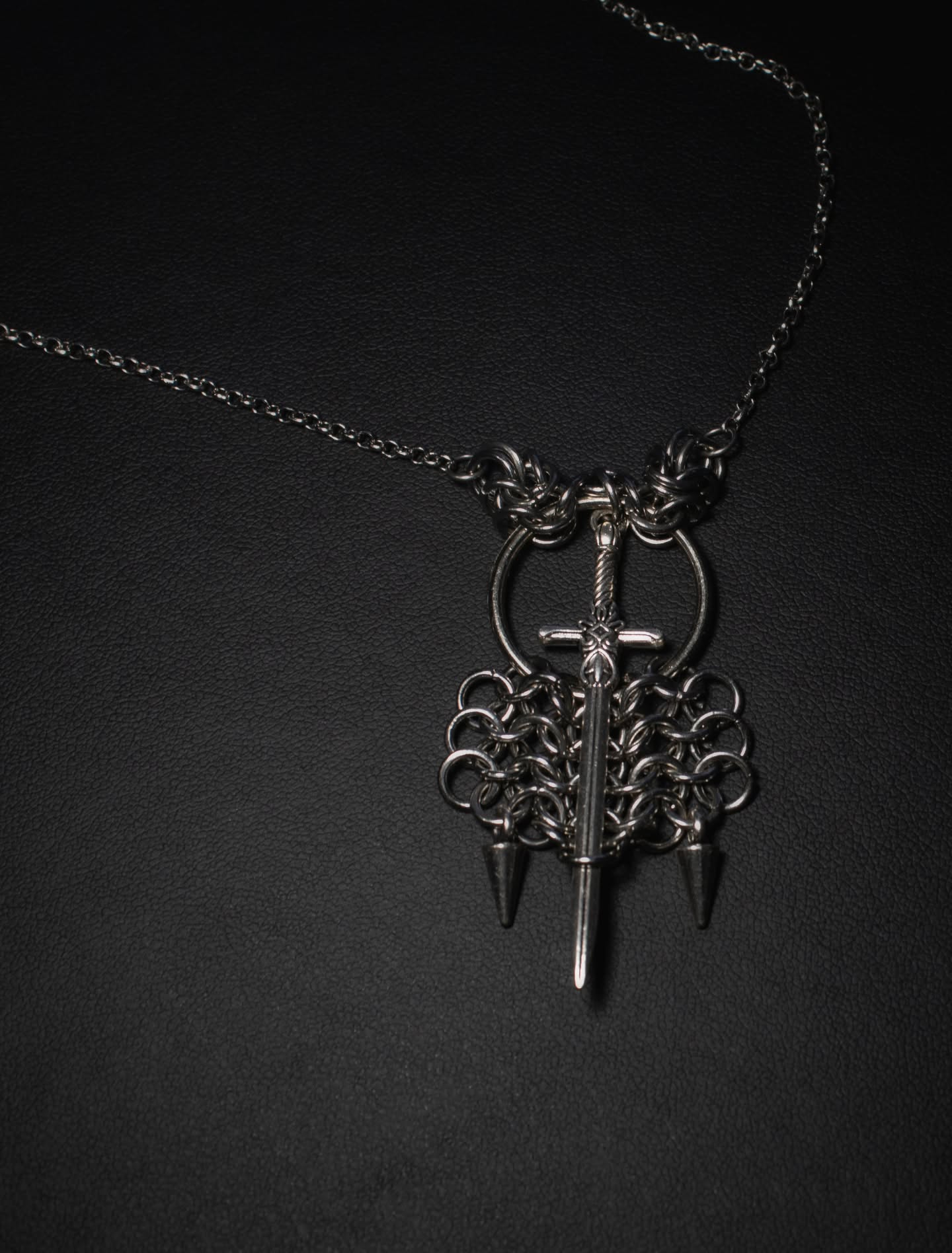 One of our new designs that will be released soon! We've been working on new jewellery for the last few weeks that we can't wait for you to see. ⚔️
#apparitionatelier #chainmaille #jewellery #capetown #gothicjewelry