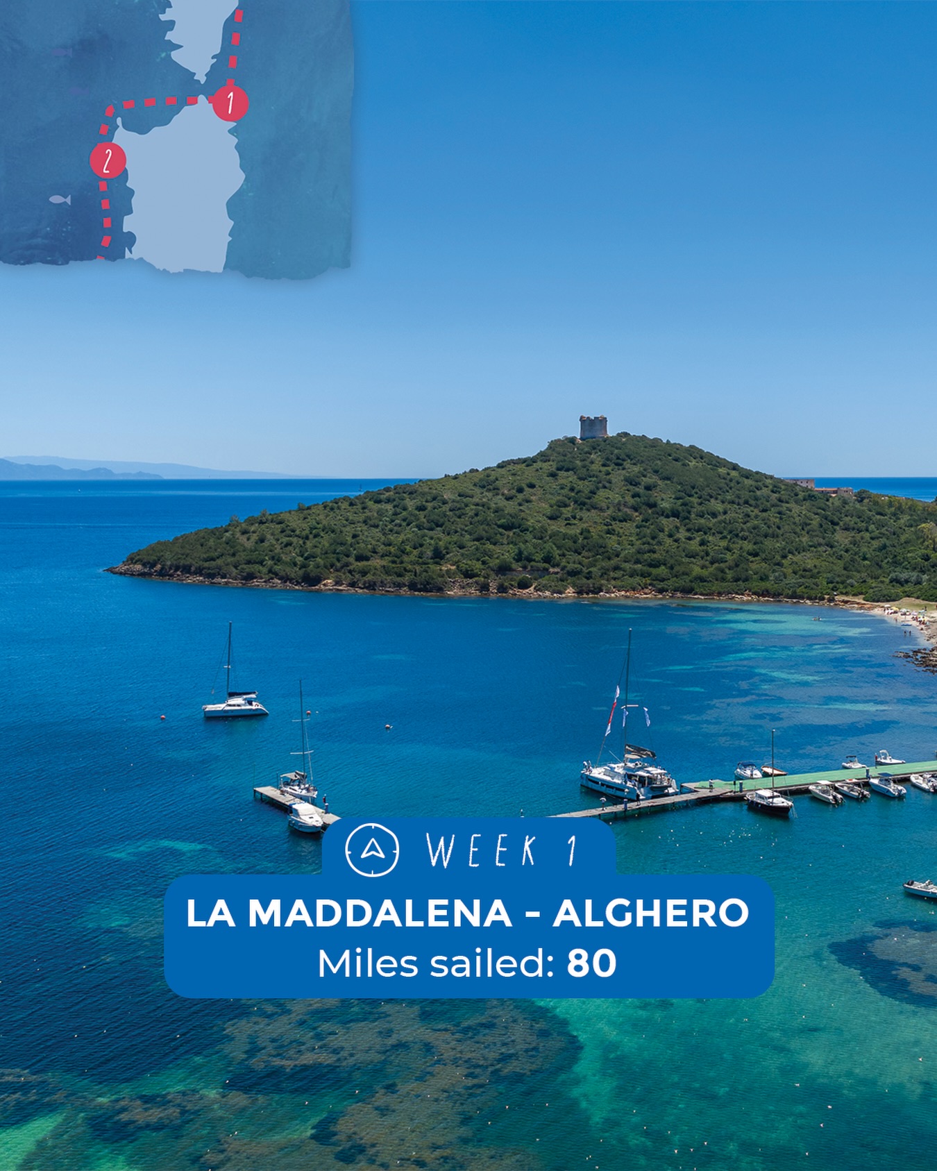 La prima settimana del progetto è ufficialmente terminata: da La Maddalena siamo arrivati ad Alghero, percorrendo così le prime 80 miglia della missione! Ora, l’avventura continua attraverso la costa occidentale della Sardegna! ✨
~
The first week of the project has officially come to an end: from La Maddalena we reached Alghero, completing the first 80 miles of the mission! Now, the adventure continues along the western coast of Sardinia! ✨
#progettoMARE #aboutMARE #CentroVelicoCaprera
#MarineResearch #RespectTheOcean
