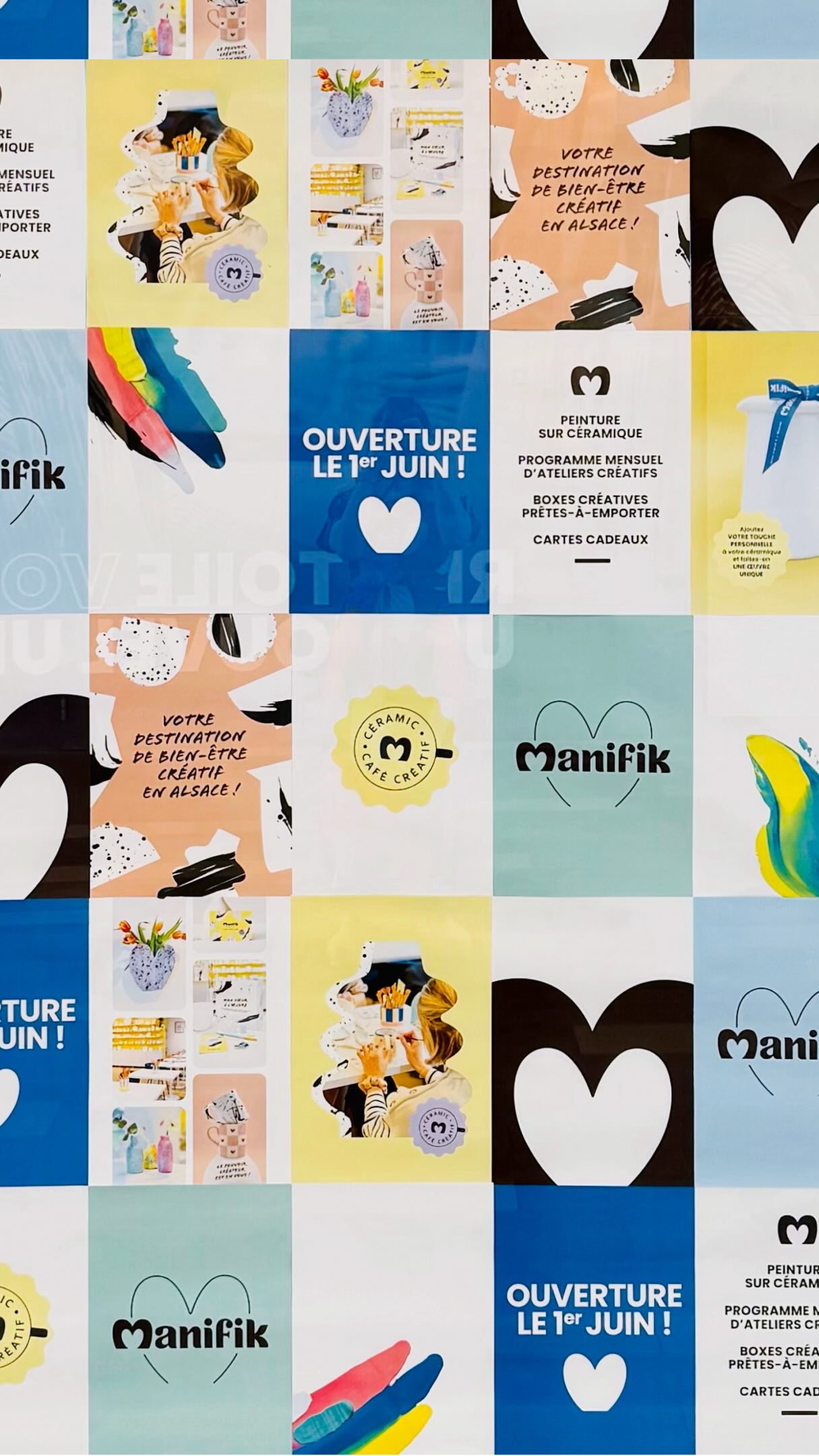🚨 LA NOUVELLE EST OFFICIELLE ♥️
Manifik Céramic Café ouvre son nouveau café céramique à Rivetoile – Strasbourg le 1er juin 2026 ✨🏺
Après des mois de préparation, nous sommes heureux de pouvoir enfin vous dévoiler la date officielle d’ouverture de notre tout nouveau lieu créatif dédié à la peinture sur céramique à Strasbourg.
📍 Rendez-vous au : 3 Place Dauphine – 67100 Strasbourg
🎉 Et ce n’est pas tout… nous vous attendons également nombreux pour notre PRÉ-OUVERTURE le samedi 30 mai !
Que vous soyez déjà adepte de peinture sur céramique ou simplement à la recherche d’une activité créative à Strasbourg, ce nouveau lieu a été pensé pour devenir votre nouveau rendez-vous de bien-être créatif pour vous détente et créer ensemble 💛
👉 Les réservations ouvriront dans les prochains jours sur manifik.fr - restez connectés !
On a tellement hâte de vous faire découvrir ce nouveau chapitre de l’aventure Manifik 🌸
céramic café Strasbourg - café céramique Strasbourg - peinture sur céramique Strasbourg - atelier céramique Strasbourg - activité créative Strasbourg - idée sortie Strasbourg - atelier DIY Strasbourg - pottery painting Strasbourg - Manifik Céramic Café - Rivetoile Strasbourg - café créatif Strasbourg - activité indoor Strasbourg - activité couple Strasbourg - activité entre amis Strasbourg - atelier peinture céramique Alsace #strasbourg #ceramiccafe #peinturesurceramique #alsace #newopening