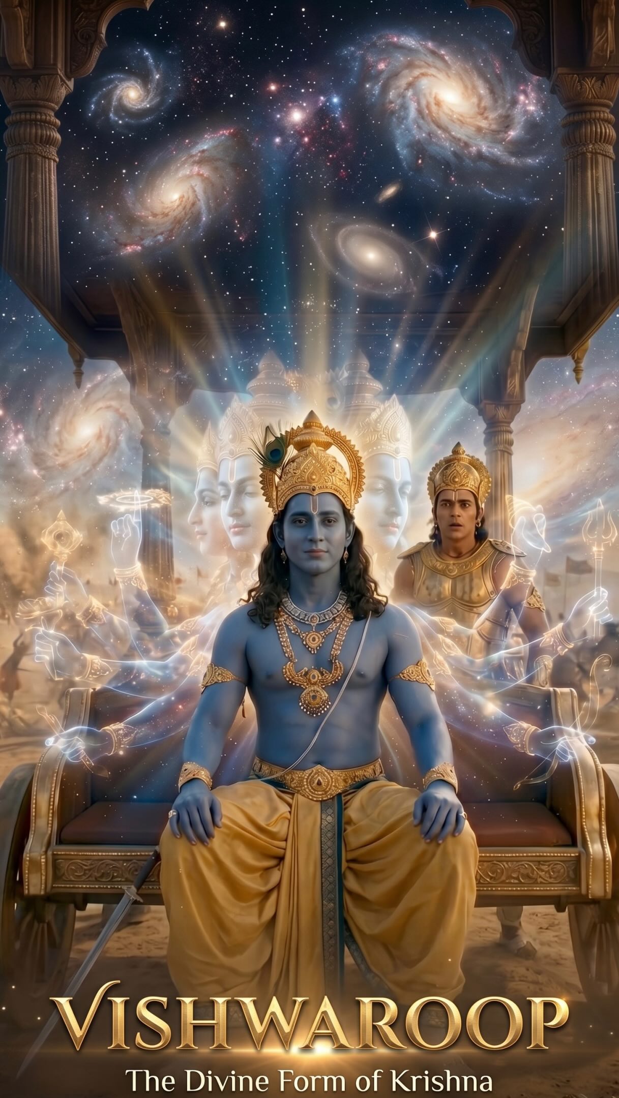 जिस रूप को देखकर अर्जुन भी कांप उठा… ⚡🌌
Witness the VISHWAROOP. 🔥
#Mahabharat #Vishwaroop #Krishna #AITrailer #indianmythology
Mahabharat, Vishwaroop, Krishna, Lord Krishna, Mahabharata, AI Trailer, AI Art, Cinematic AI, Indian Mythology, Bhagavad Gita, Sanatan Dharma, Epic Scene, Viral Reels, Trending Now, Reels India, Mythology Edit, Krishna Vishwaroop, Hindu Mythology, Epic Cinema, VFX, Cinematic Edit, Explore Page, Trending Reel, AI Visuals, Divine Form, Universe Form, Mahabharat Scene, Mythology Lovers, Indian Cinema, Viral Video