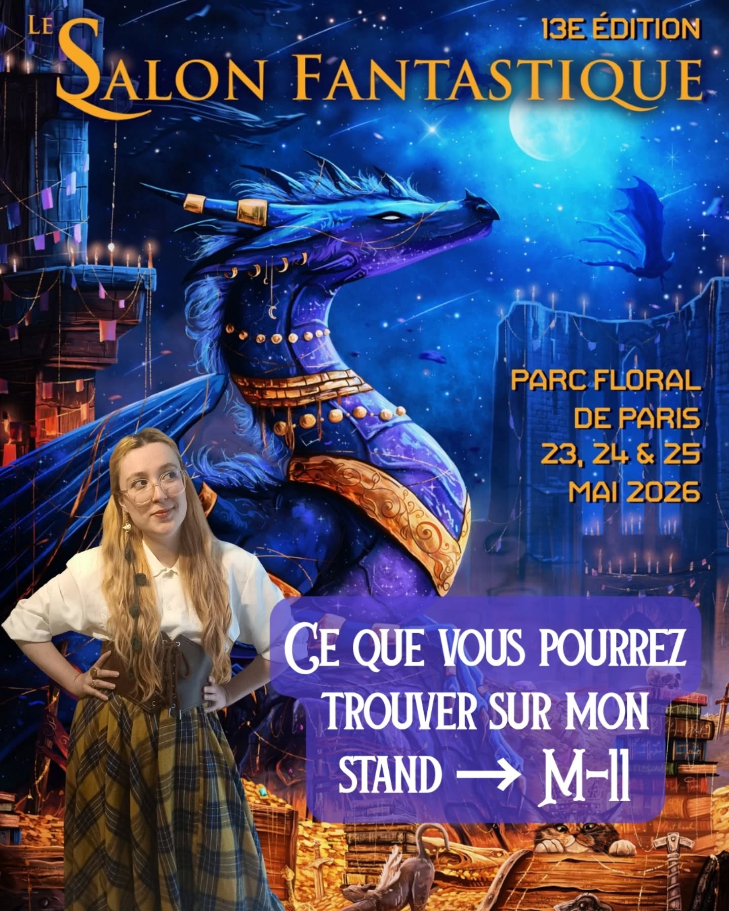 Dans quelques heures j'ouvre l'Échoppe lors du @salonfantastique @japan.party pour vous faire découvrir mes créations ! 🍄✨🌿🗡️
Peu de sommeil mais beaucoup d'impatience, j'ai hâte de vous y retrouver !
#artisan #fantasy #yarn #crochet #faitmain
