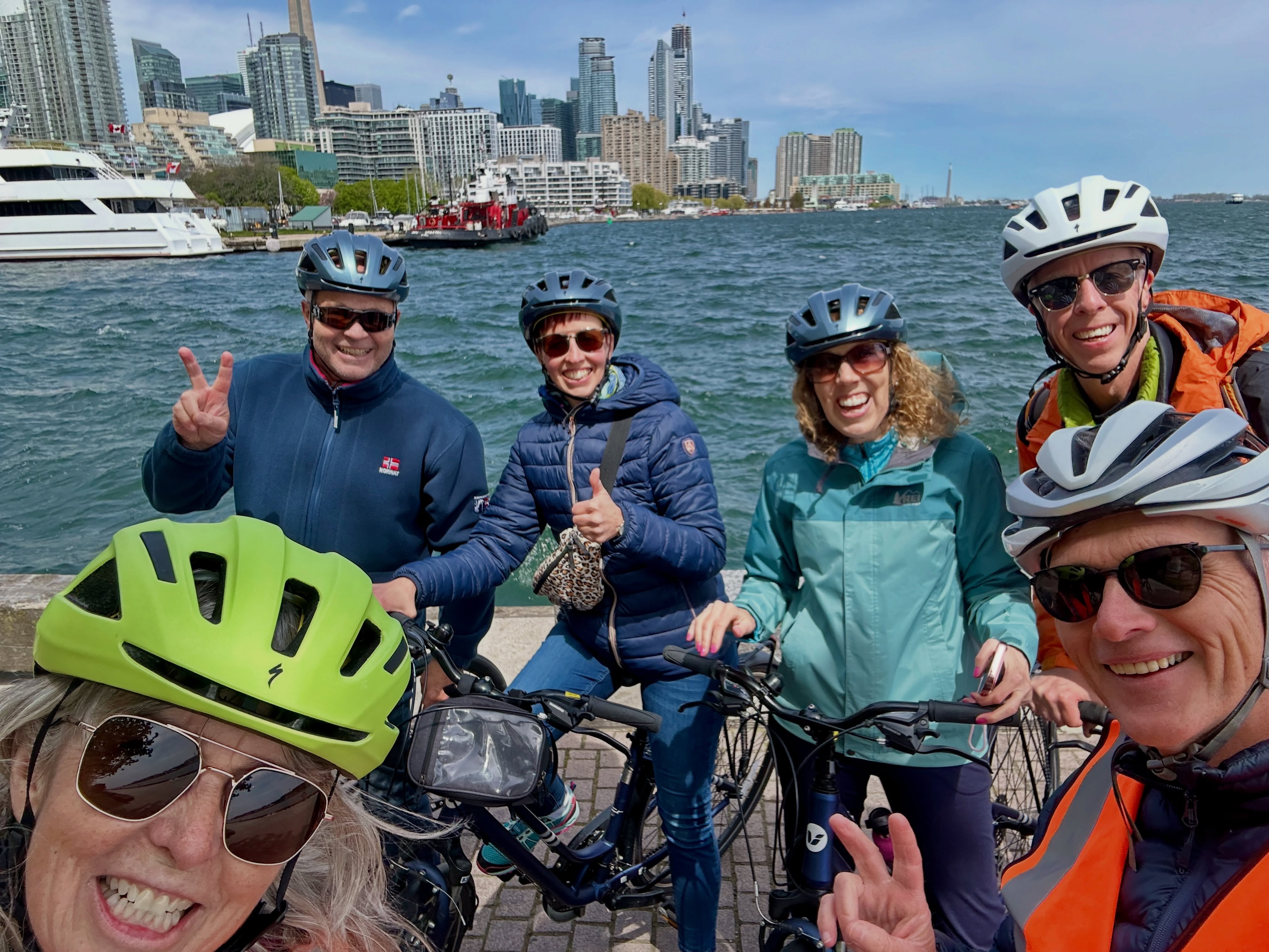 Helmet hair, lake air and folks who get it! ✌️😎
One of the best parts of guiding with Pedal Toronto? You never know who’s going to show up - but they’re always your kind of people. Cyclists, adventurers, city-lovers and nature chasers. From around the block or around the world.
Today’s crew: absolute legends. 🧡
📍Toronto Waterfront
🔗 Book your tour - link in bio
#PedalToronto #TorontoWaterfront #DestinationToronto #ExploreTO #MeetTheWorld