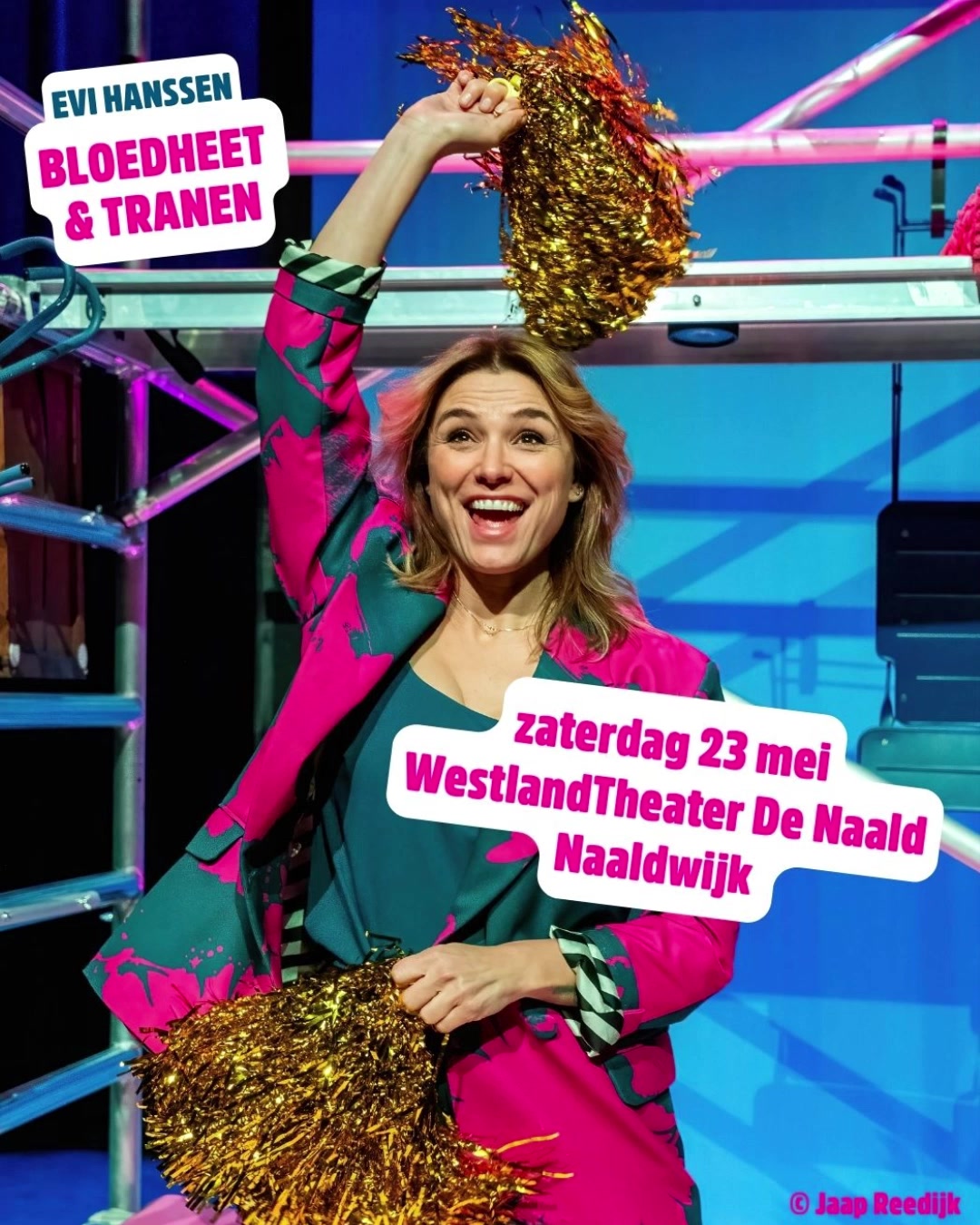 Vanavond de allerlaatste @bloedheetentranen van dit seizoen in @westlandtheaterdenaald tickets via ๐๐๐.๐๐ฒ๐๐๐น๐ฎ๐ป๐ฑ๐๐ต๐ฒ๐ฎ๐๐ฒ๐ฟ.๐ป๐น
Verlaat de zaal met een opgeheven hoofd, iets lager hangende borsten (bij de dames) en een flinke dosis zelfvertrouwen. Leve de #overgang!
Foto: @studiojaapreedijk