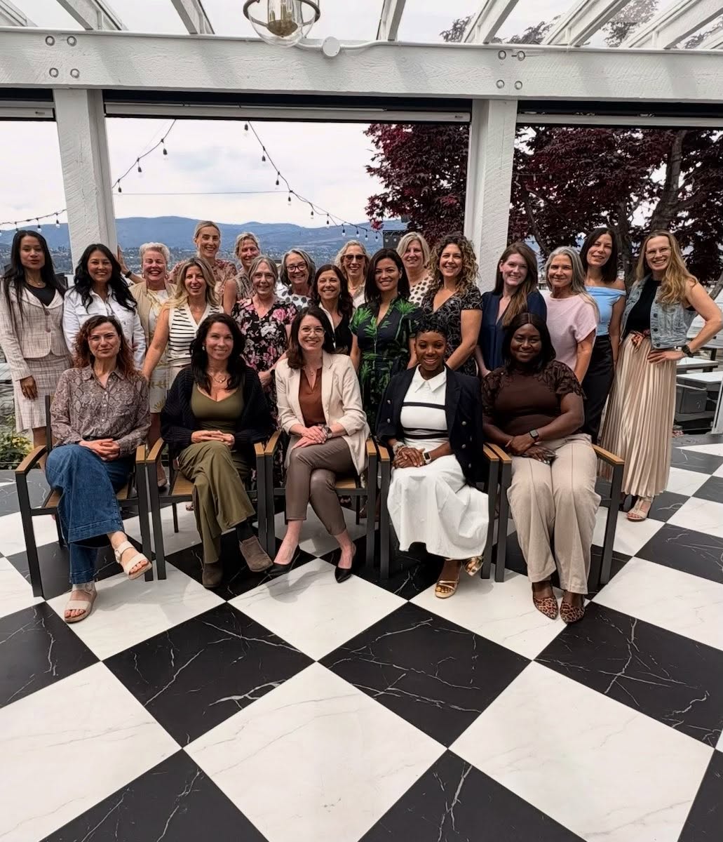 Something powerful happens when women gather under a common purpose.
To lift each other up.
To support.
To exchange energy and ideas.
I was honoured to be a part of the inaugural Kelowna Women in Business Past President’s lunch and sit amongst these incredible ladies.
Leaders. Founders. Champions.
Each with their own story of struggles and successes.
Thank you all for showing the way and creating a path for those that follow 💕💕