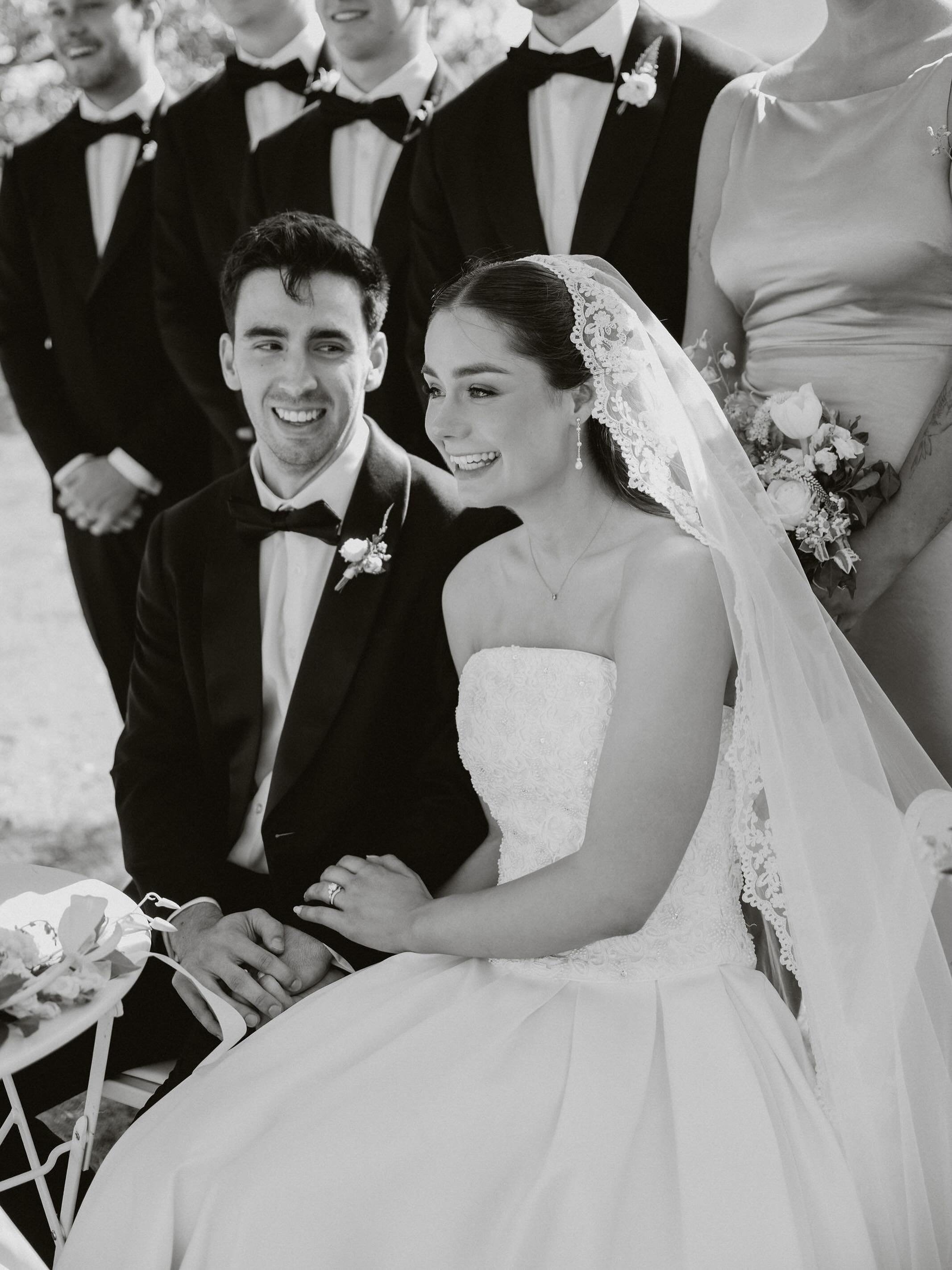 Harrison sweetly looking at his beautiful new wife Hannah just after signing their marriage certificate 🥰