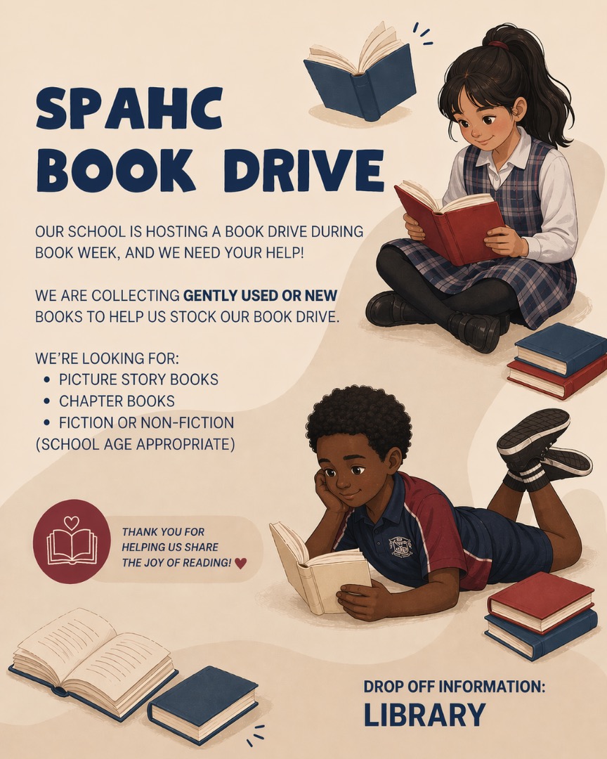 📚 BOOK DRIVE 📚
This term, we are collecting donations of children’s books for our Term 3 Book Fair!
We are looking for school-age appropriate:
• Picture story books
• Chapter books
• Fiction or Non-fiction
Thank you for helping us share the joy of reading with our students! ❤️📖
📍 Drop off: School Library to Mrs Taylor
📅 15th June – 31st July