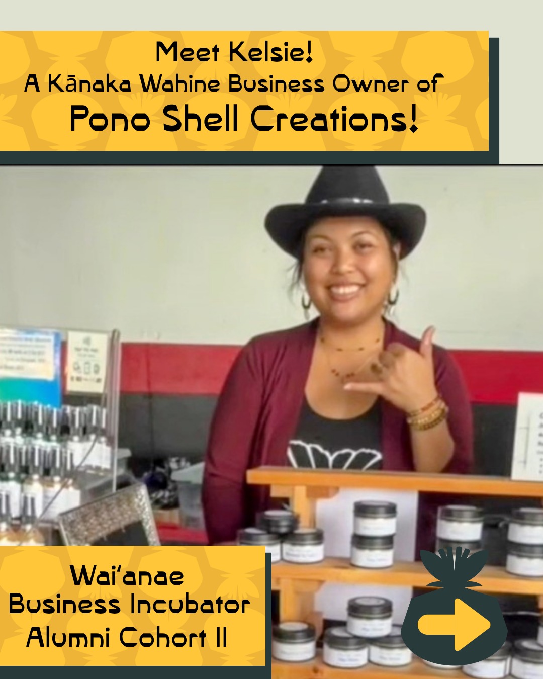 Waiʻanae Business Incubator Program Alumni Series!
We want to recognize and honor some of our most recent graduates whose vision and entrepreneurial spirit has inspired both our team and their community.
Meet Kelsie-Ann Valentine - kānaka wahine business owner of @pono_shell_creations.
We asked Kelsie about the business she started, what they offer to community and how it all goes hand-in-hand with culture, sustainability and intention! Take a look below.
**************************************
What is Pono Shell Creations?
"Pono Shell Creations is a specialty retail business on Oʻahu, HI. They offer an array of handcrafted goods, including eco friendly health and wellness products, ethnic style jewelry, custom accessories, assorted gift sets and artisan home goods."
What's Interesting About It?
"There is something made special for EVERYONE in the 'ohana, for any occasion! All products are handmade with sustainable, naturally sourced ingredients and materials. Each piece is created with aloha and intention."
**************************************
Kelsie-Ann and @pono_shell_creations is what happens when sustainability and culture meet style and creativity!
It was a joy to have you in our cohort and we can't wait to see how you grow!
Now, it's YOUR turn!
Ready to start your journey to business ownership?
Applications to the Waiʻanae Business Incubator Cohort III are OPEN!
Deadline to apply is JUNE 1, 2026
Link in bio or go to www.thewedc.com/WBI for more information
See you in the Incubator!
#kanakabusinessowner #waianaestrong #waianaebusinessincubator #entrepreneurship #localsupportinglocal