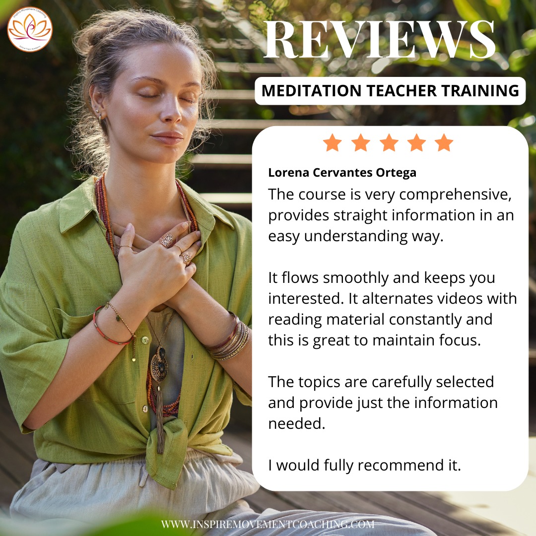 Feeling so grateful for the beautiful reviews and kind words coming through from participants of the fully online accredited Meditation Teacher Training ❤️
It’s so lovely seeing students deepen their own meditation practice while learning how to confidently and safely guide others through meditation, mindfulness, and nervous system supportive practices.
The training includes both professional certification and continuing education options, and is fully online and self-paced so you can study anytime, from anywhere 🌸
For more information about the training, feel free to DM me anytime.
Course links can be found in the Link Tree in bio or through the links below.
https://www.inspiremovementcoaching.com/150-hour-meditation-teacher-training
https://www.inspiremovementcoaching.com/75-hour-meditation-ce
#MeditationTeacherTraining #MeditationTeacher #MeditationCourse #OnlineMeditationTeacherTraining #AccreditedMeditationTeacherTraining #MeditationCertification #YogaAlliance #ContinuingEducation #MeditationPractice #Mindfulness #OnlineLearning #MeditationTeachers #InspireMovementCoaching