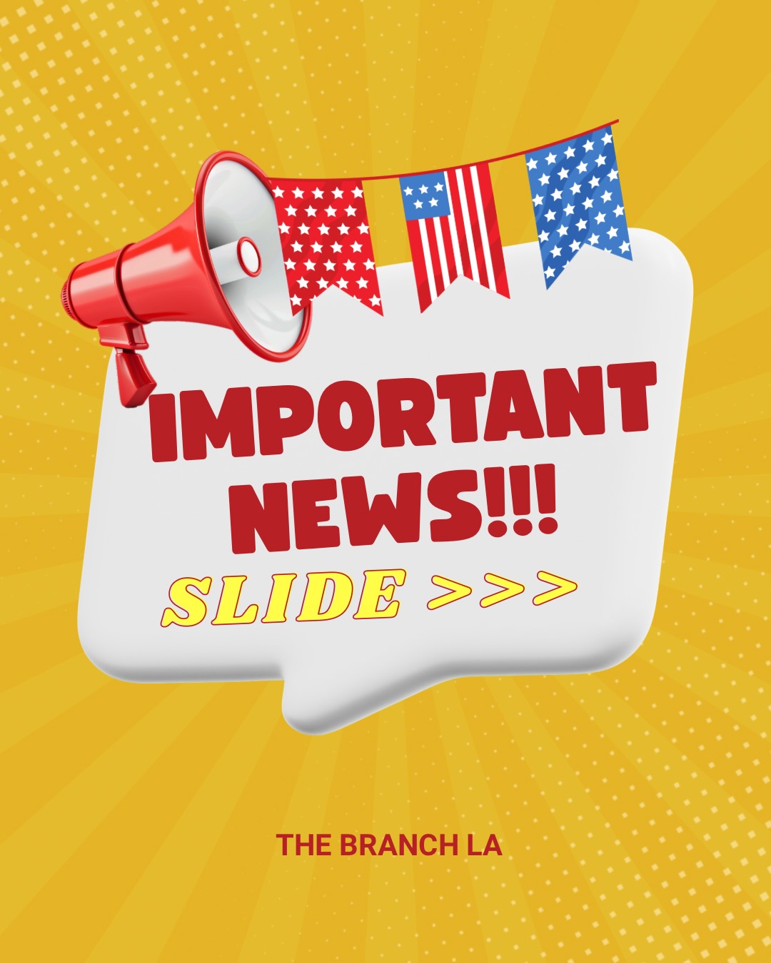 IMPORTANT NEWS!!!! #thebranchla
Due to some circumstances indeed at @thebranchla.church 🚨🚨🚨‼️‼️‼️
.
.
#memorialday #donttakelifetooseriously #firedup