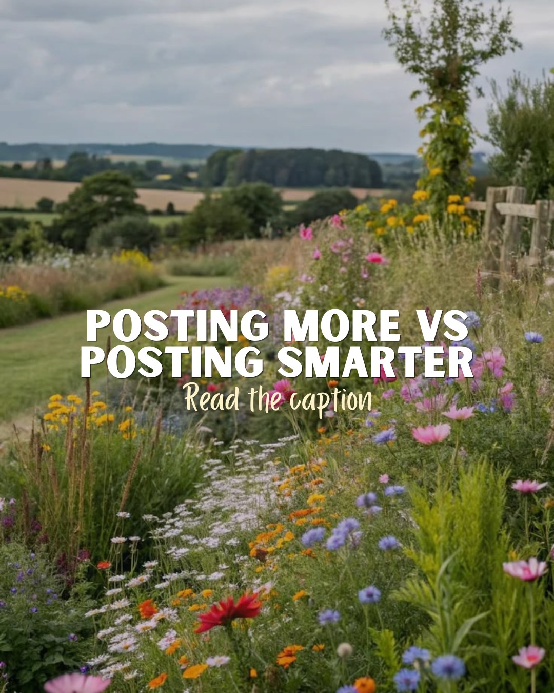 Posting more:
– keeps you busy
– doesn’t fix strategy
– burns you out
Posting smarter: