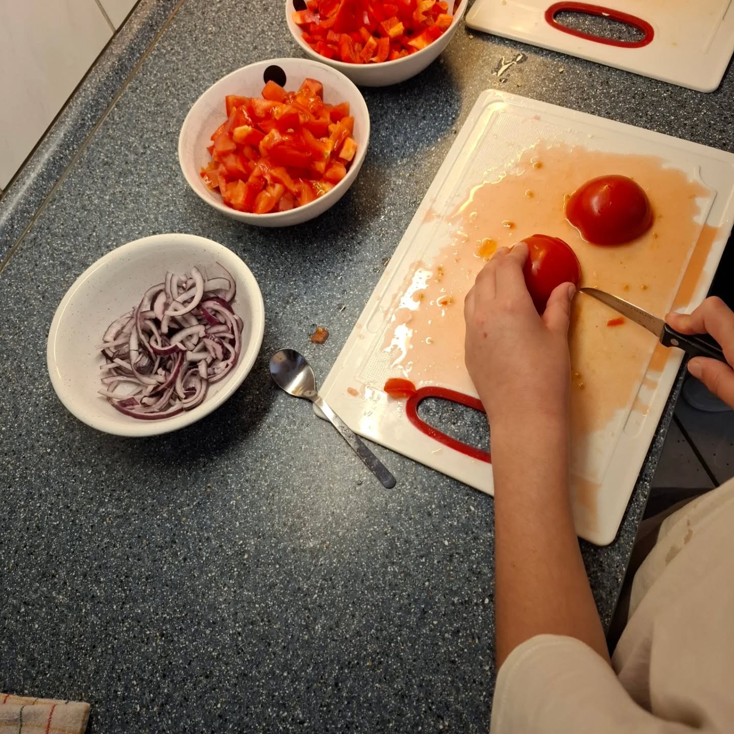 Heute gab es Fajita im Kinderbereich😊
#kochag #juze21 #Kids #lecker