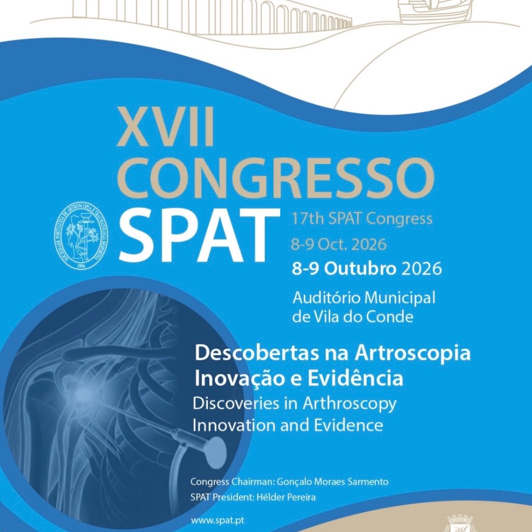 17 Congresso SPAT
8 - 9 outubro 2026. Vila do Conde.
