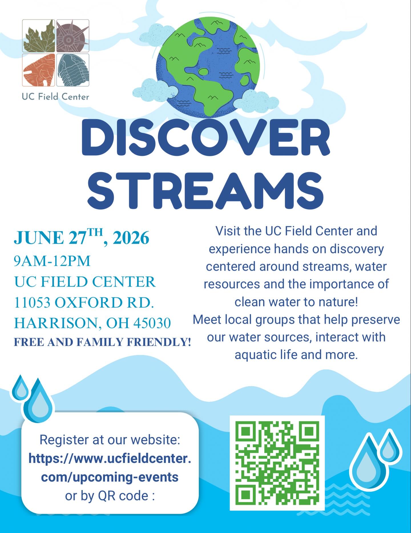 Join us this June for a morning of exploring Howard’s creek , aquatic life and more! We are actively seeking partners who may want to be involved. Contact us for more info and mark your calendars!
This event will include several hands on activities and is family friendly.