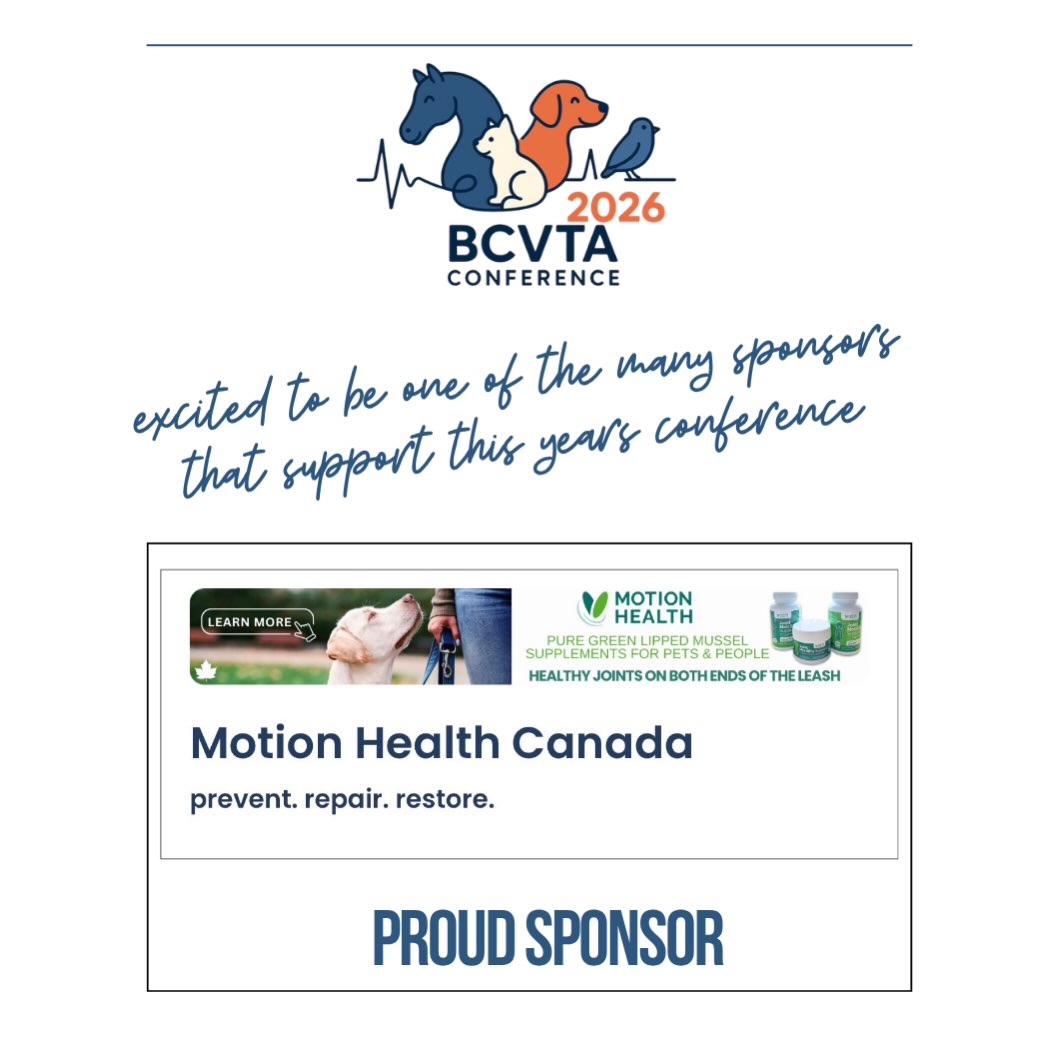 #bcvtaconference2026 #motionhealth #sponsor #BCVTA2026
