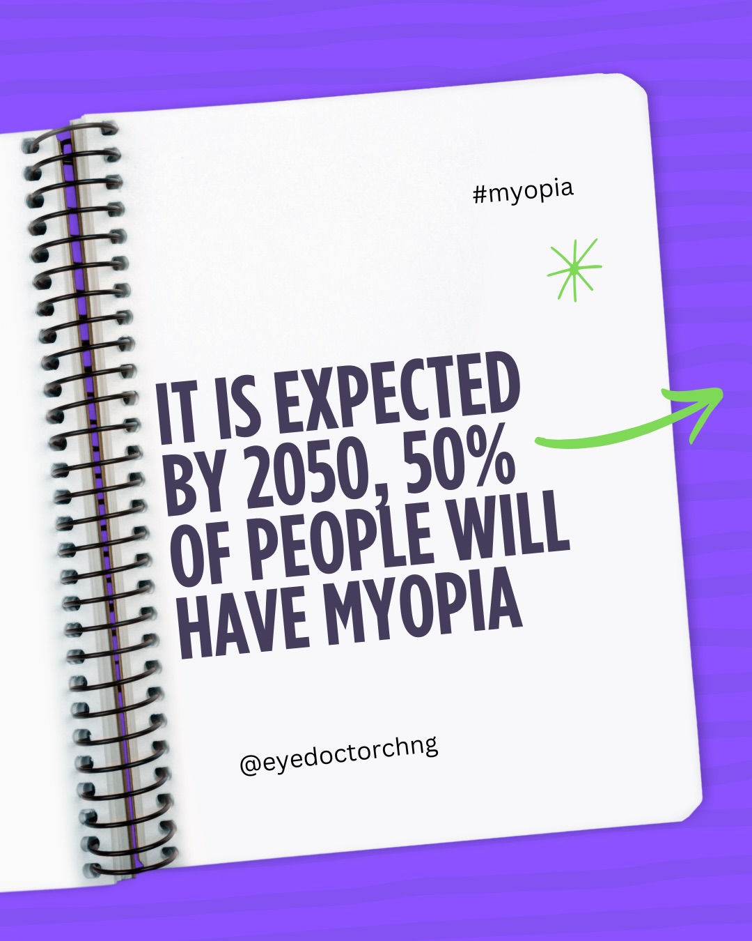 Myopia (short sightedness) is a growing epidemic which can lead to visual loss especially in people with high myopia. Get your children to adopt healthy behaviours such as 20-20-2 rule to limit or reduce the chance of becoming too myopic.
#myopia #20202rule #eyehealth #ophthalmology #eyedoctorchng