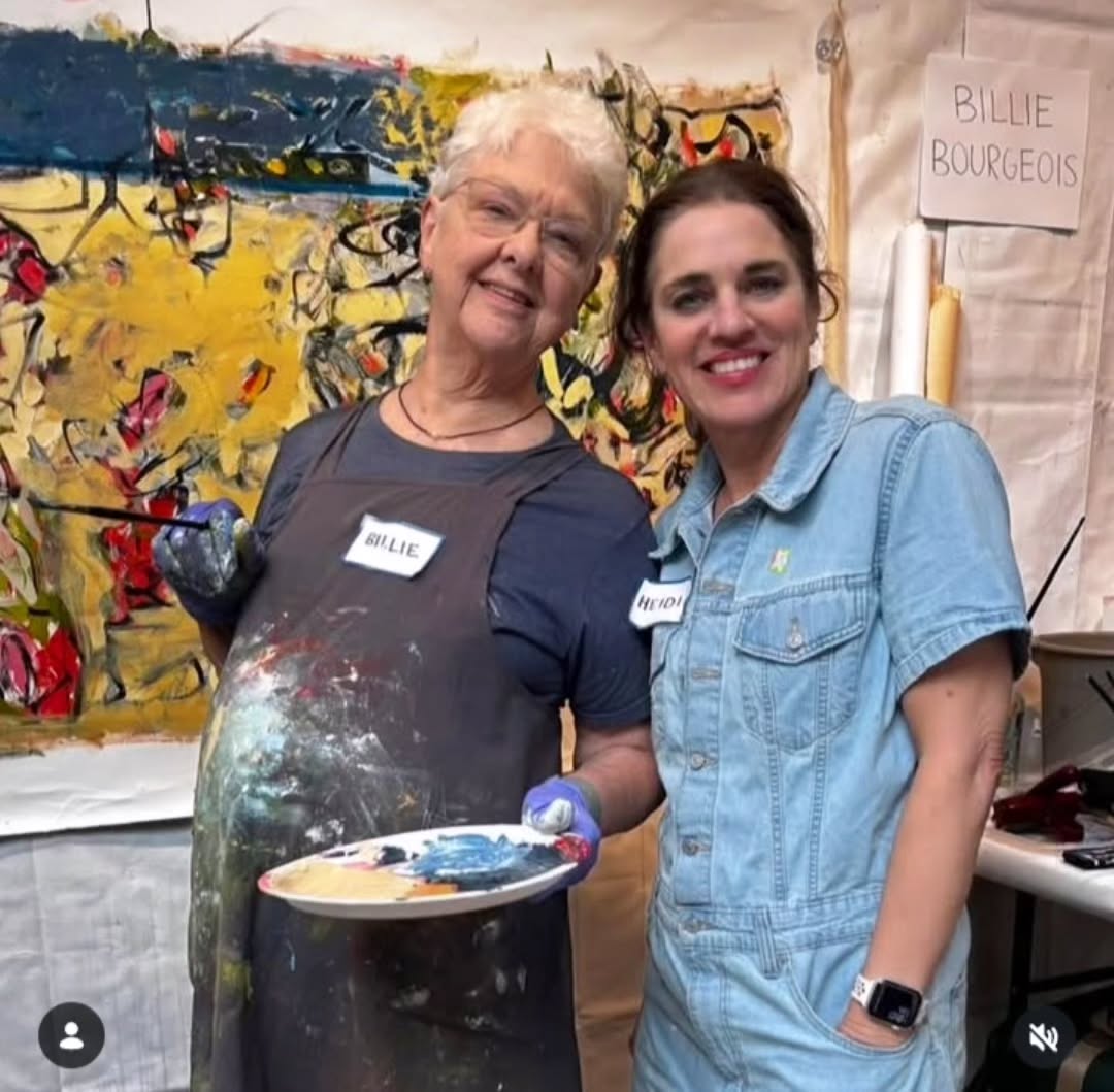 In three full workshop days, Billie will lead the group in creating a wide range of compositions through scribbling, contour drawing, mono printing, collage, stenciling, and color interaction. Expect fast-paced, high energy making with the potential to create up to 50 pieces, all centered on letting go, working intuitively, and enjoying the process.
Instructor: Billie Bourgeois
Workshop: Scribble to Structure: from Observation to Abstraction
Dates: September 14-16, 2026
Days: 3
Hours: 9:30am-4:30pm
Level: All levels
Tuition: $725
Includes: Delicious lunches and beverages served in studio daily.
Born in New Orleans, Louisiana, during the transformative era of World War II, Billie Bourgeois is the eldest of six children, all of whom have pursued paths in the arts or music. Growing up amidst the vibrant culture of Louisiana-marked by its stifling humidity, rich cuisine, and deep family ties-Bourgeois was immersed in an environment that nurtured her innate creativity. Her spiritual upbringing further instilled a sense of the sacred and mystical, fueling her passion for art.
Register Now ⬇️⬇️
Tap the link in our bio for booking or comment SCRIBBLE ✍🏼