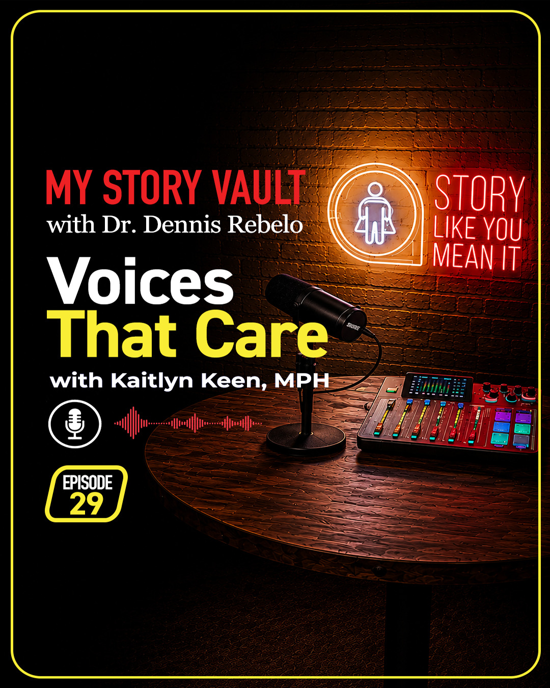 Episode 29 of My Story Vault with Dr. Dennis Rebelo is LIVE! š
Join us as population health scientist, advocate, and community builder Kaitlyn Keen shares her deeply personal journey through public health, caregiving, advocacy, and self-discovery.
From working overnight shifts in a trauma center emergency department while raising a young daughter, to becoming an Associate Director at the American Cancer Society, Kaitlyn reflects on the life experiences that shaped her passion for improving health outcomes and building stronger communities. She discusses her work with the Illinois Lung Cancer Roundtable, the impact of storytelling in advocacy, and how her motherās breast cancer journey helped deepen her connection to the cancer community.
Kaitlyn also opens up about identity, belonging, becoming a young mother, and recently being diagnosed with ADHD at 35 ā sharing how understanding herself more fully has strengthened the way she shows up for others.
Watch or Listen - See Link in Bio.
Produced by Nate Christy
ā Drop a comment with your biggest takeaway from Kaitlynās story! And donāt forget to rate, share, and subscribe.
#MyStoryVault #KaitlynKeen #PopulationHealth #PublicHealth #AmericanCancerSociety #LungCancerAdvocacy #HealthDisparities #Caregiving #Storytelling #CommunityBuilding #Advocacy #Survivorship #Caregivers #IllinoisLungCancerRoundtable #Leadership #SelfAwareness #ADHD #HealthcareSystems #CancerSupport #Belonging #VoicesThatCare #Lead #Learn #Explore