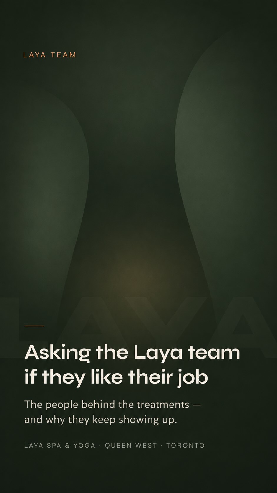 Asking Laya team if they like their job ✨