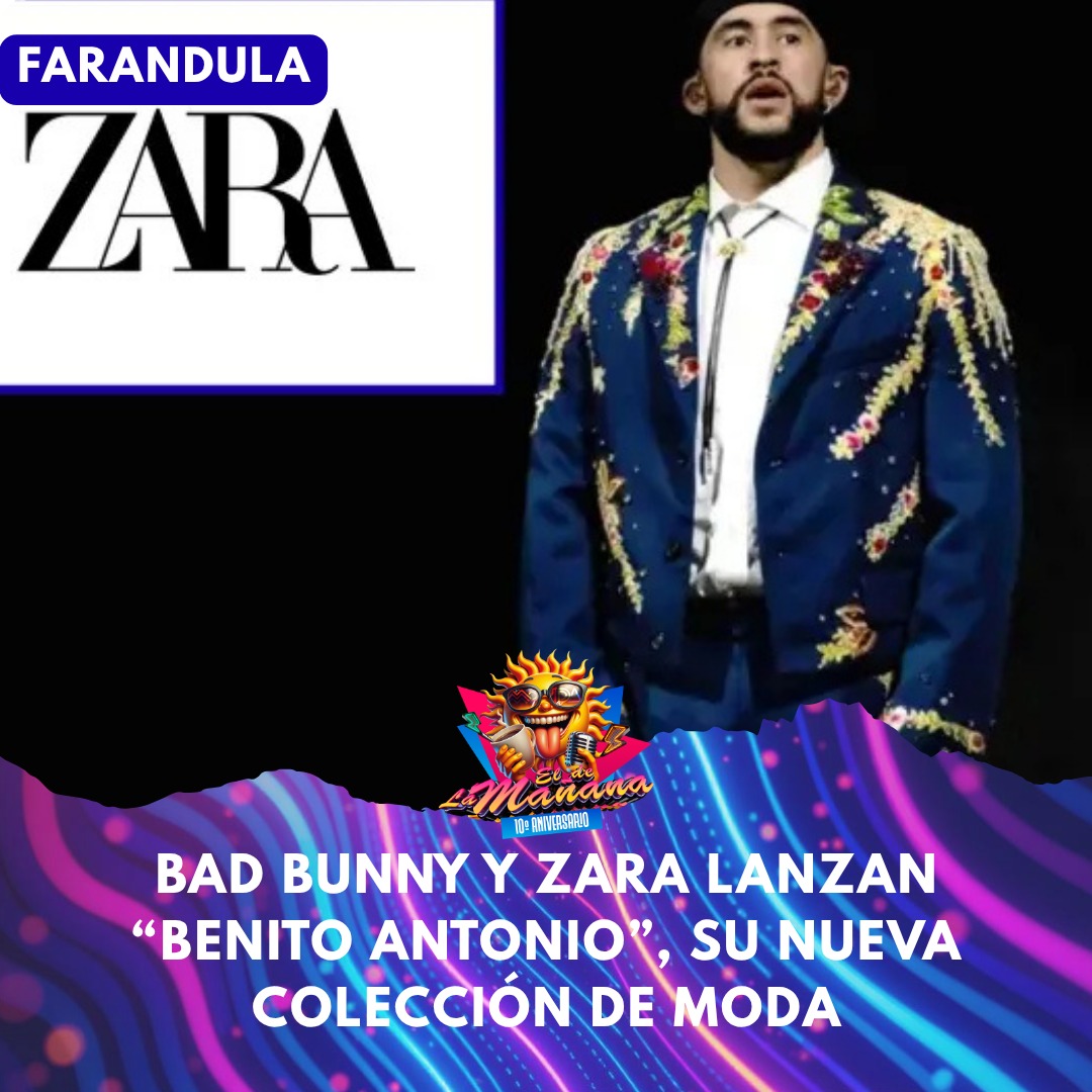 Bad Bunny y Zara lanzan “Benito Antonio”, su nueva colección de moda
El artista puertorriqueño sigue marcando tendencia y ahora da un paso más en la industria fashion con una colección inspirada en su estilo único: urbano, elegante y atrevido ✨
Entre las piezas más esperadas destaca el icónico traje color crema que utilizó durante su presentación en la Super Bowl 🤍🎤
La colección estará disponible desde el 21 de mayo en tiendas seleccionadas y online 🌎🔥
Bad Bunny demuestra una vez más que su impacto ya va mucho más allá de la música.
#BadBunny #Zara #BenitoAntonio #Moda #Fashion #MusicaLatina #PuertoRico #Trending #LaMovidaLatina #eldelamañana