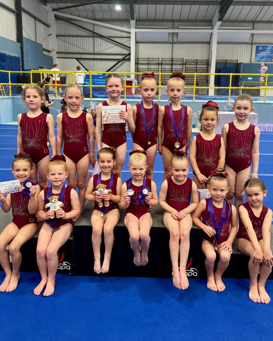 Meapa Teddy Tournament Success! 🧸✨
A huge well done to all our little ones who competed at the Meapa Teddy Tournament on Sunday, 17th May. For many of them, this was their very first external competition, and we couldn’t be prouder of how well they all did! 🌟
#TeddyTournament #MeapaTeddyTournament #Gymnastics #Competition
