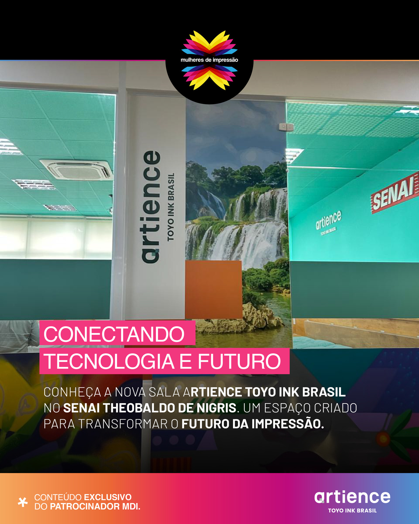 Tecnologia, educação e futuro se encontram quando a indústria investe em conhecimento. ✨
A Artience Toyo Ink Brasil, patrocinadora do Mulheres de Impressão, apresenta sua nova sala no SENAI Theobaldo De Nigris, um espaço criado para aproximar profissionais, estudantes e o mercado das soluções que estão transformando o futuro da impressão. 🖨️
Mais do que uma sala, esse ambiente representa um compromisso com a formação técnica, a inovação e o desenvolvimento de novas gerações para a indústria gráfica. 🚀
Ao conectar tecnologia, prática e aprendizado, a Artience Toyo Ink Brasil fortalece um caminho essencial para o setor, preparar pessoas para os desafios reais do mercado e impulsionar uma impressão cada vez mais estratégica, sustentável e inovadora. 🌱
Como patrocinadora do MDI 2026, a marca também reforça sua conexão com iniciativas que valorizam conhecimento, representatividade e protagonismo dentro da indústria. 💙
Porque transformar o futuro da impressão começa quando empresas comprometidas investem em pessoas, educação e novas possibilidades. ✨
Acompanhe o Mulheres de Impressão e fique por dentro dos conteúdos exclusivos dos patrocinadores MDI. 📲
#mulheresdeimpressao #MDI2026