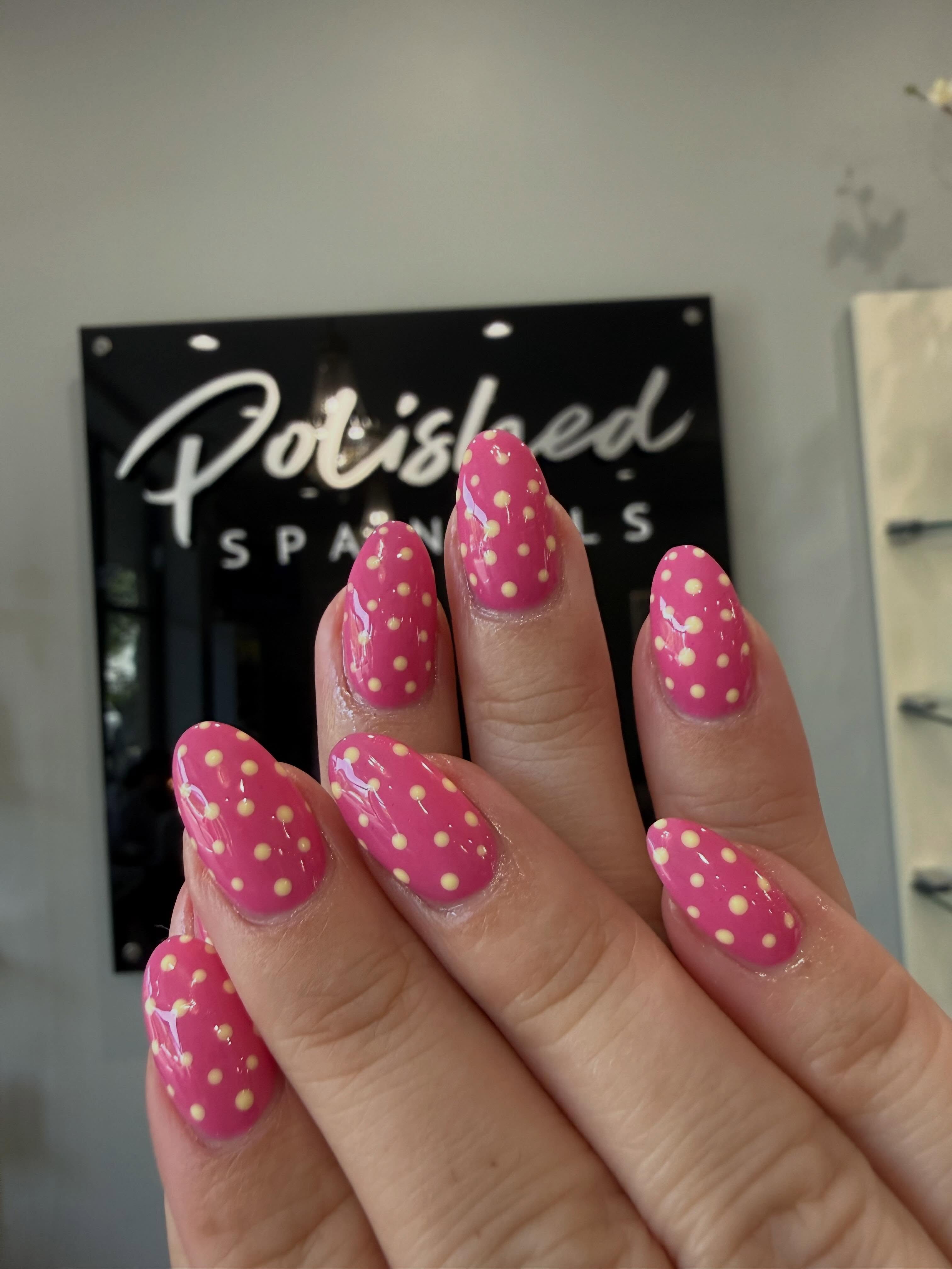 Polka Dots Nails ๐
๐๐#polishedspanails #polkadotsnails #nailsnailsnails