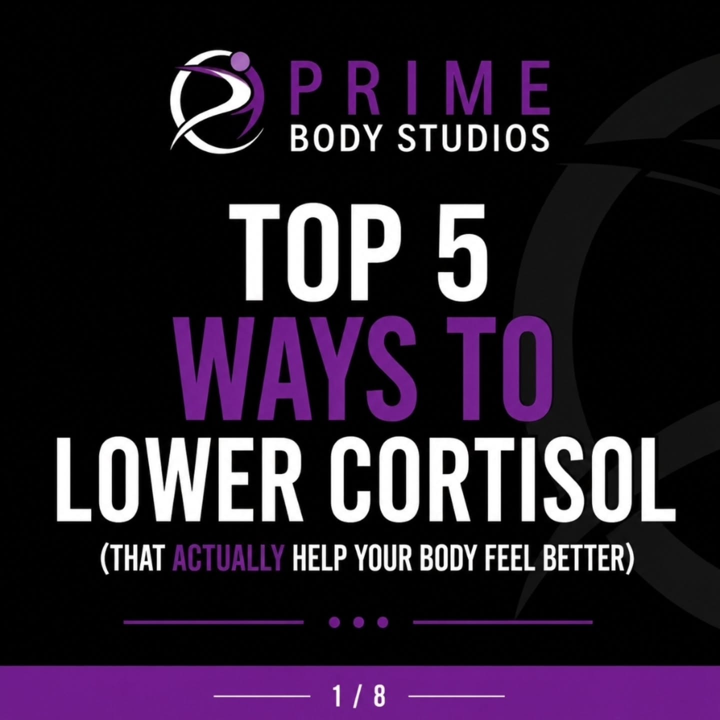 Stress is unavoidable.
Living in survival mode doesn’t have to be.
Small daily habits can make a huge difference in your energy, recovery, hormones, sleep, and overall health.
Save this for later & share with someone who needs the reminder. 💜
Work smarter with us. Join us for private 30 min.personal training sessions, small group classes , and nutrition coaching all in one location or online!
#gym #cortisol #perimenopause #strengthtraining #womenshealth