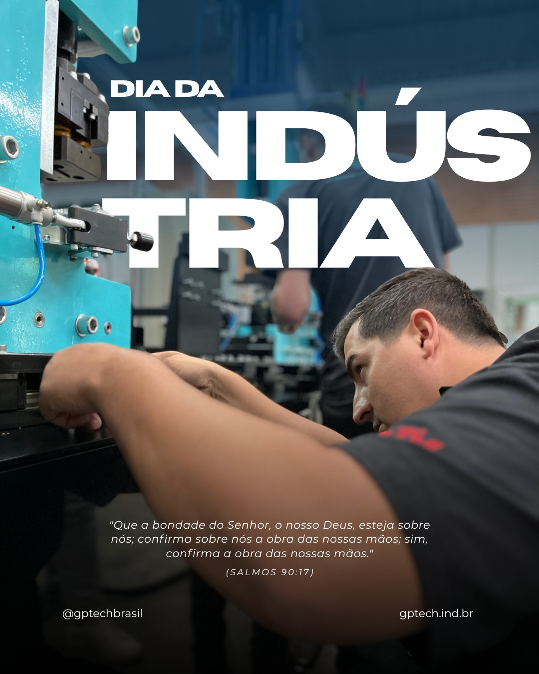 A indústria é feita de mãos que constroem, mentes que projetam e técnica que move o Brasil para frente.
Neste Dia da Indústria, a GPTECH reafirma seu compromisso com a transformação do setor metalúrgico, levando inovação e produtividade para o chão de fábrica.
GPTECH - Confiança em todos os pontos.
#DiaDaIndustria #IndustriaBrasileira #GPTECH #PontoTech #ConformacaoMecanica