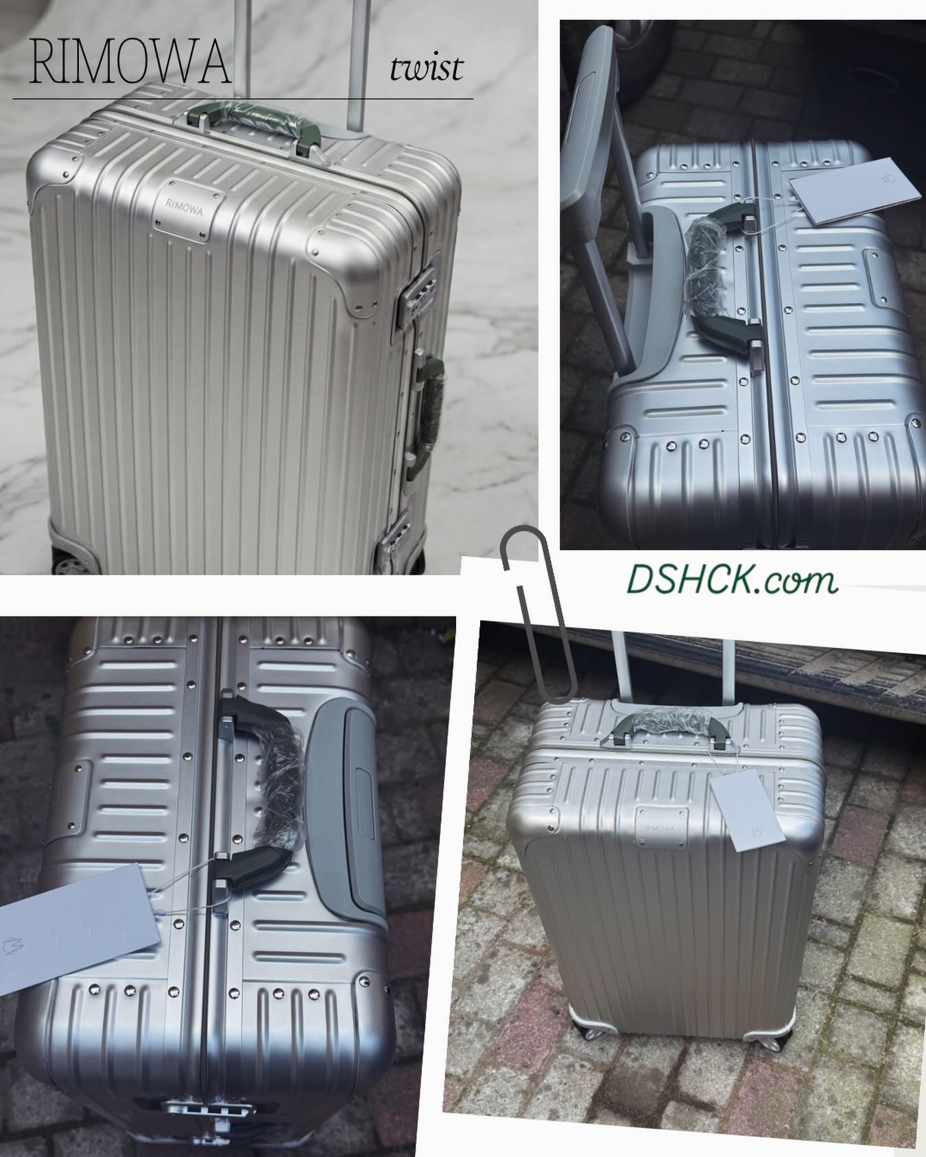 Rimowa Twist Olive Check-in M only at DSHCK.com
#premiumluggage #luggages