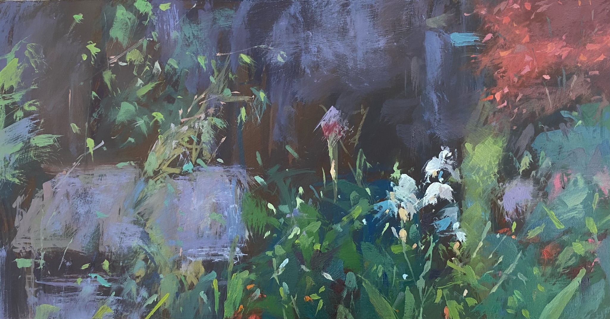 I’ve been away visiting a friend down south, and an aunt, which gave me chance to paint their gardens.
#paintinggardens #enpleinair