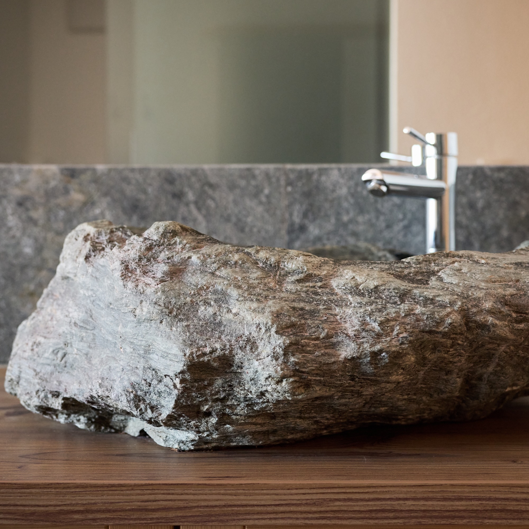 Our rooms are shaped by natural materials, calm tones and carefully selected details - right down to the sink.
Each washbasin at Mineralienhotel is made from real stone, making every piece completely unique in texture, colour and form.
A small detail perhaps, but one that reflects what our hotel is about: bringing nature, minerals and design together in a subtle and authentic way.
Because sometimes luxury is simply found in the materials themselves.
#mineralmoments #mineralienhotel #naturalstone #stonewashbasin #hotelinterior