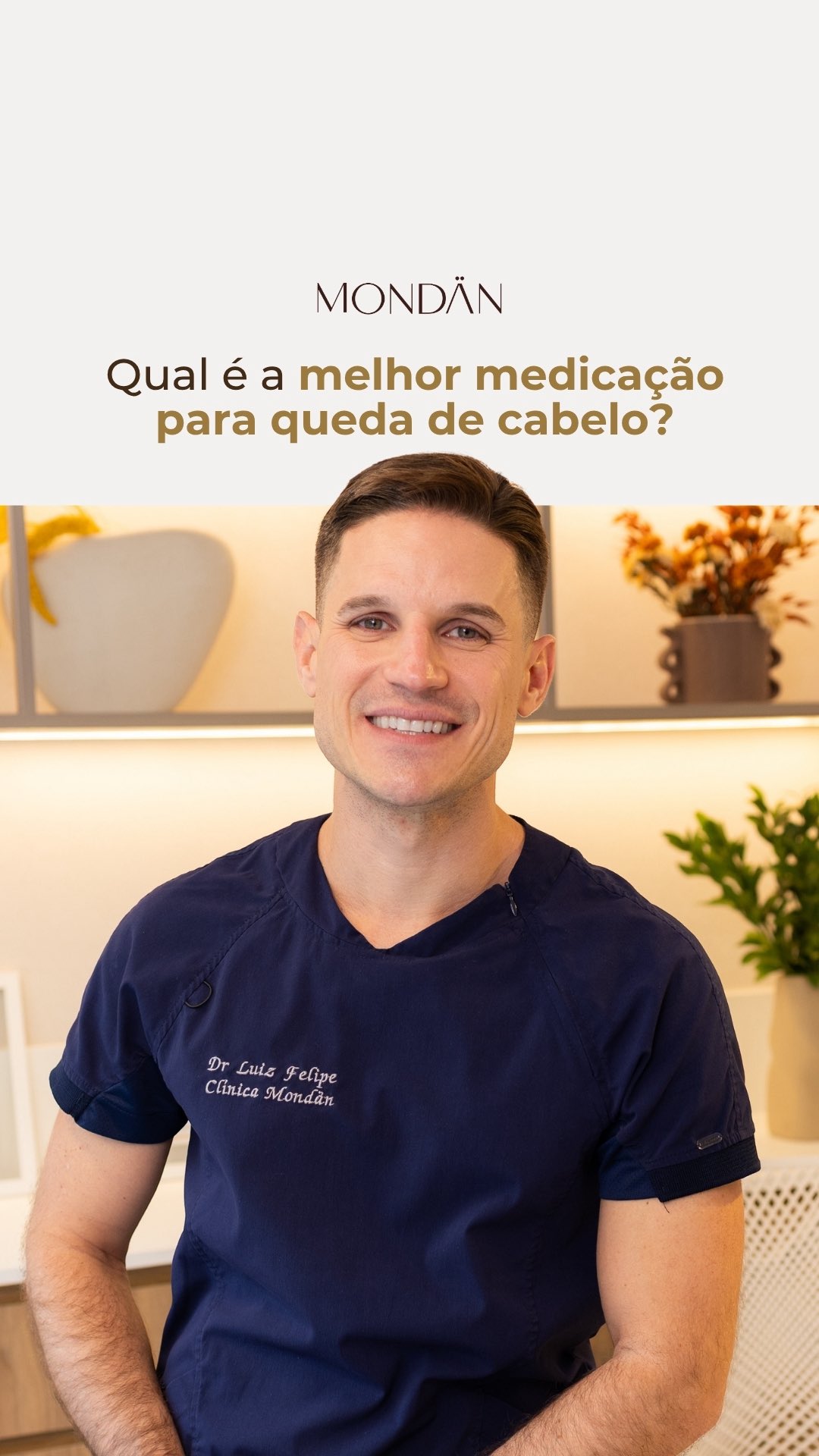 Finasterida ou dutasterida: qual é a melhor opção para queda de cabelo?
A resposta depende do seu padrão de queda, estágio da calvície e da forma como o seu organismo responde ao tratamento.
Por isso, antes de iniciar qualquer medicação, o mais importante é o diagnóstico.
Na Mondän, cada plano de tratamento é definido com base em uma avaliação criteriosa, considerando não apenas o quadro atual, mas a evolução esperada ao longo do tempo.
Agende sua avaliação e descubra qual é o melhor caminho para o seu caso.