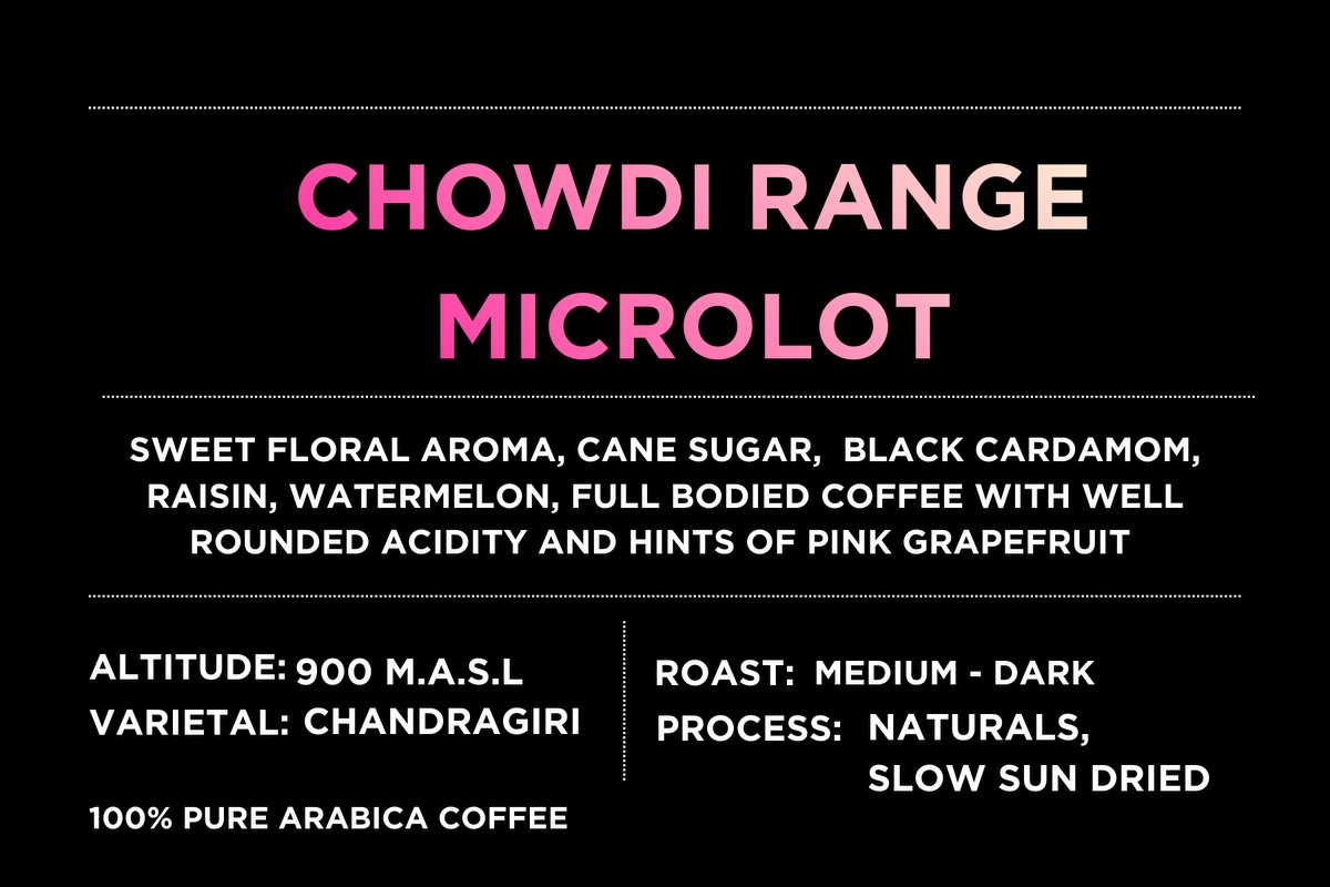 Live Now ! 🛍️
DM to Order or Store Pickup
Agastya Coffee Cafe
Junior College Road, Madikeri
Limited Edition Microlot
Small batch roasters / specialty coffee/ Microlot / Chowdi range estate / Siddapur / Coorg coffee / agastya coffee cafe