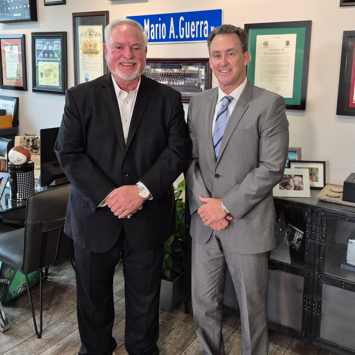 Great meeting with former Mayor of Downey, Hon. Mario Guerra of @talkingdowney Radio this week. We had a great conversation and found we had a lot in common when it comes to community, public service, and Southeast LA.