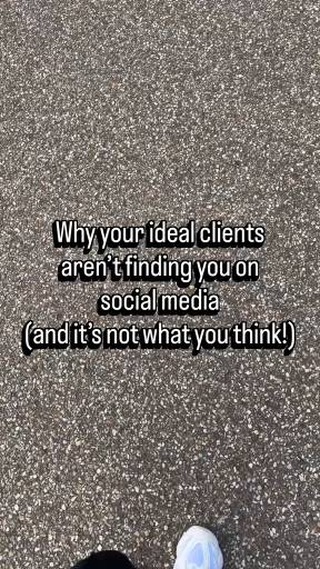 This is why your ideal clients aren't finding you ๐๐ผ
Spoiler: it's not about posting more!
1. ๐ฌ๐ผ๐๐ฟ ๐ฐ๐ผ๐ป๐๐ฒ๐ป๐ ๐ถ๐๐ป'๐ ๐๐ฝ๐ฒ๐ฐ๐ถ๐ณ๐ถ๐ฐ ๐ฒ๐ป๐ผ๐๐ด๐ต...
Generic wellness content (mindfulness tips, self care reminders, 'you've got this' encouragement) won't attract your specific ideal client. It has to speak directly to their situation.
๐ฎ. ๐ฌ๐ผ๐๐ฟ ๐ฐ๐ผ๐ป๐๐ฒ๐ป๐ ๐ฑ๐ผ๐ฒ๐๐ป'๐ ๐๐ต๐ผ๐ ๐๐ผ๐๐ฟ ๐ฒ๐
๐ฝ๐ฒ๐ฟ๐๐ถ๐๐ฒ...
People go to specialists. Your content needs to demonstrate that you understand their exact problem and know how to solve it. Not vaguely. Specifically.
๐ฏ. ๐ฌ๐ผ๐๐ฟ ๐ฐ๐ผ๐ป๐๐ฒ๐ป๐ ๐ฑ๐ผ๐ฒ๐๐ป'๐ ๐ฐ๐ฎ๐น๐น ๐๐ต๐ฒ๐บ ๐ผ๐๐...
If a therapist and a fitness coach are posting the same kinds of things, the algorithm doesn't know who to show it to. Your content needs to name your audience (in the words, the visuals, the topics!)
๐ฐ. ๐ฌ๐ผ๐๐ฟ ๐ฐ๐ผ๐ป๐๐ฒ๐ป๐ ๐ฑ๐ผ๐ฒ๐๐ป'๐ ๐ต๐ฎ๐๐ฒ ๐ฎ ๐ป๐ฒ๐
๐ ๐๐๐ฒ๐ฝ...
If someone reads your post and thinks 'yes, this is me', what happens next? If there's no clear, calm invitation to take a step, they'll scroll on and forget.
The good news?
Every single one of these is fixable ๐๐ผ and it starts with building your content from the right foundation.
Save this for when you're planning your next batch of posts ๐ฉ๐๐ผ