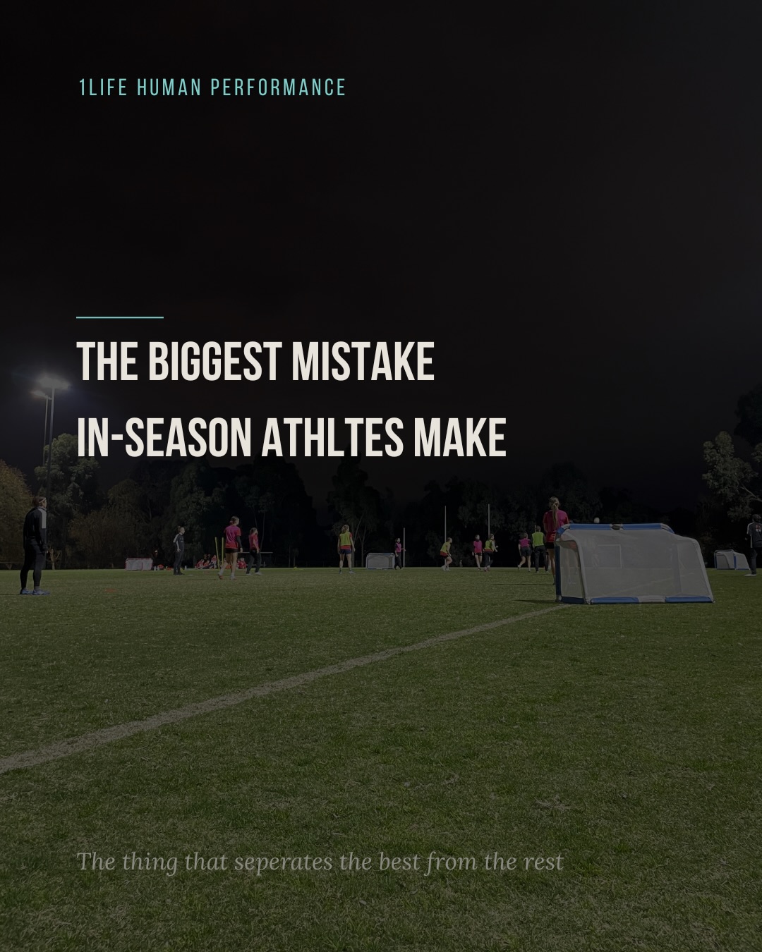 It’s that time of year where the long pre-season, the practice games, the high intensity of in-season all starts to take a toll.
But the thing that separates athletes isn’t their ability to squash their feelings or power through the pain… it’s the exact opposite.
It’s being able to listen to and understand your body and what it needs.
More isn’t better.
“Suck it up” won’t cut it.
And there’s nothing worse than scraping through the season feeling like a half sucked lollipop. 🍭
Every single one of my athletes — across all sports, all levels — fills out a Daily Wellness Check In throughout the season. It helps them recognise how they’re feeling AND spot trends and patterns over time before they become problems.
Want the full questionnaire? DM me and I’ll send it straight through. 📲