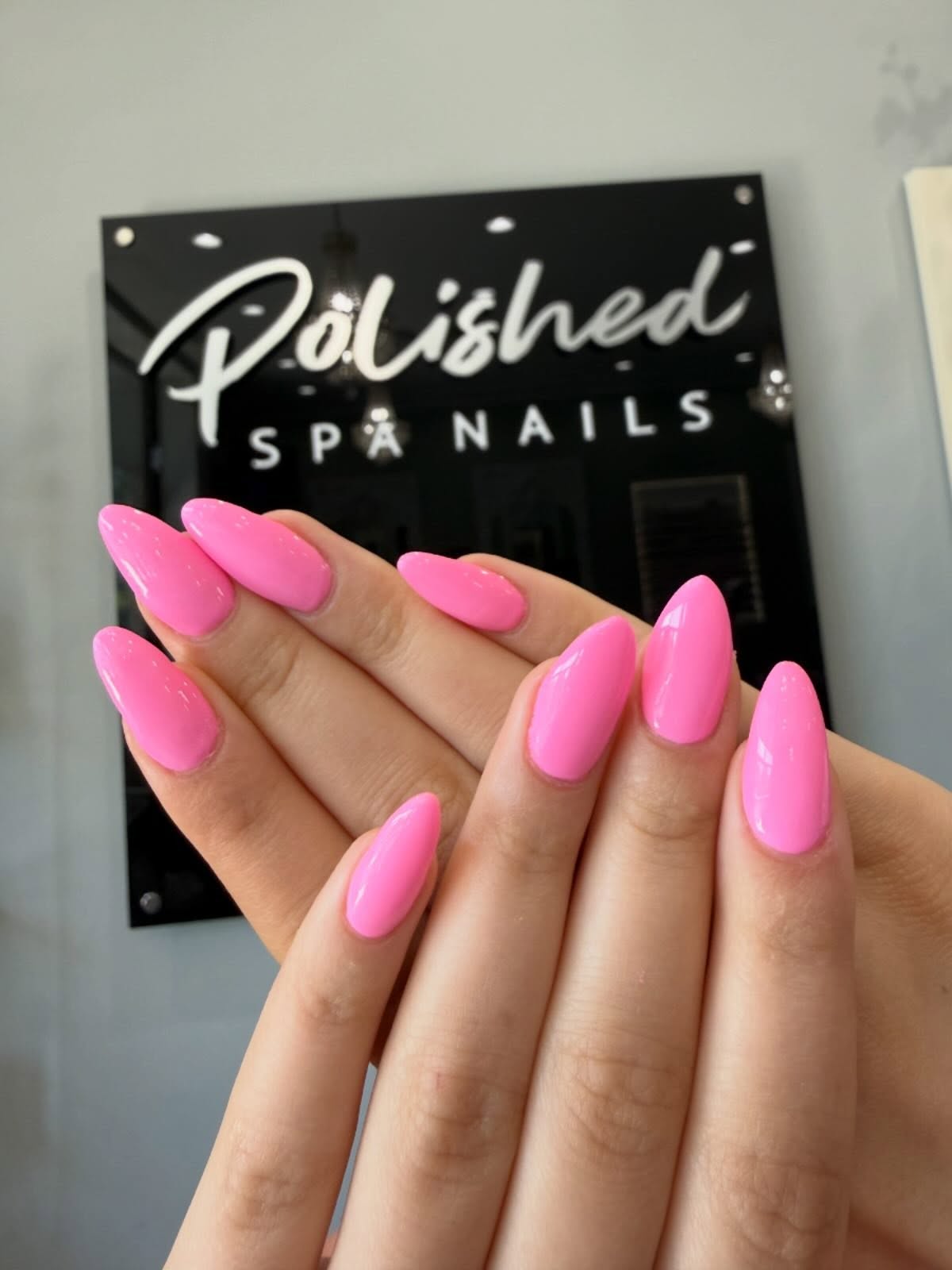 Barbieโs Nails ๐ฉท๐๐
#polishedspanails #nails๐
#barbienails