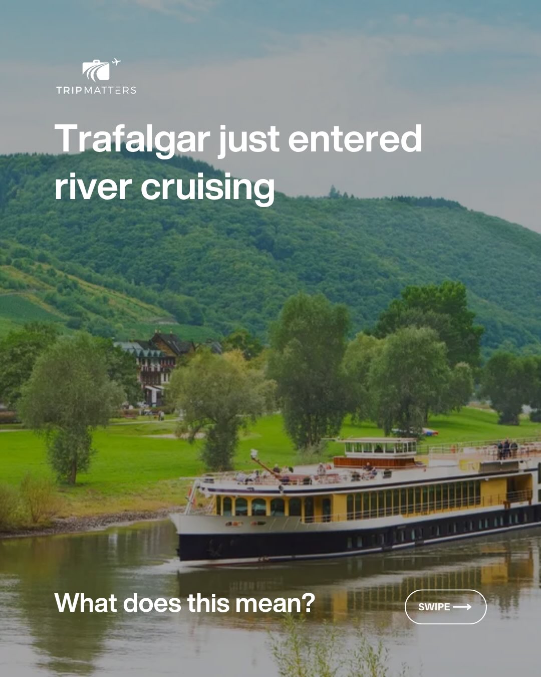 Trafalgar entering river cruising signals a shift in how people travel.
With the launch of the Trafalgar Verity, a 128-passenger ship sailing the Rhine, the brand is bringing its guided travel experience onto the water with a more intimate, experience-driven approach.
With itineraries starting around the $3,000 range, this creates a more accessible entry point into river cruising while still focusing on cultural immersion and local connection.
This is where travel is heading. Smaller ships, more intentional experiences, and a stronger focus on how you experience a destination.
#RiverCruise #TravelTrends #europeantravel