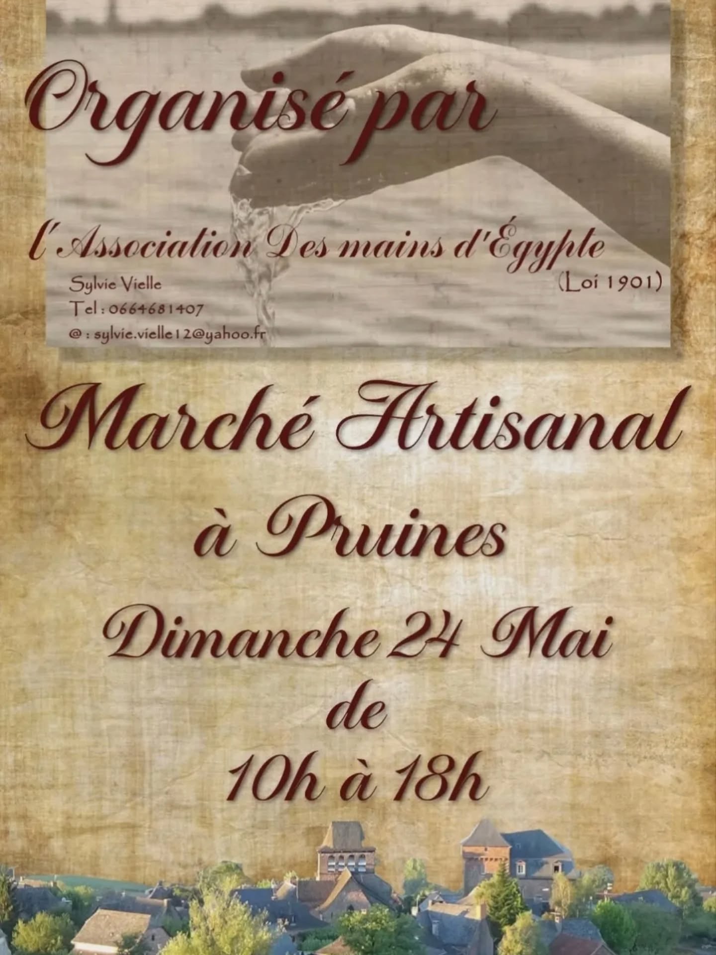 Dimanche 24 mai à Pruines - venez me rejoindre pour un merveilleux marché artisanal. L'année dernière était fabuleuse et je suis sûre que cette année sera encore meilleure !