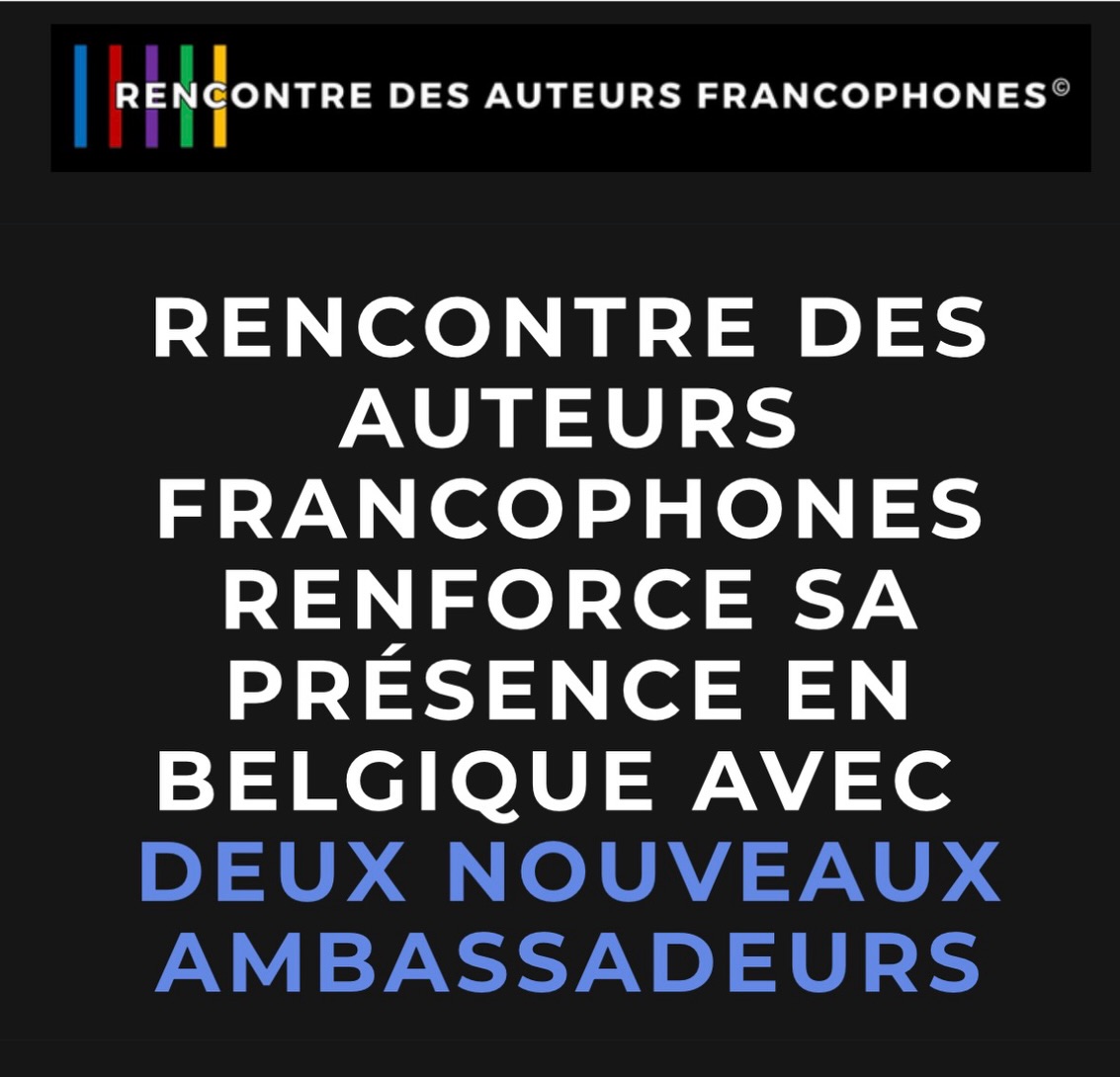 Rencontre des Auteurs Francophones renforce sa présence en Belgique avec deux nouveaux ambassadeurs
La Belgique occupe une place particulière dans l’histoire de Rencontre des Auteurs Francophones puisqu’elle fut la toute première antenne créée hors des États-Unis, par Magali Vilain
Depuis 2021, le réseau y multiplie rencontres littéraires, collaborations culturelles, interviews, événements conviviaux et partenariats autour de la littérature francophone belge.
Pour la cinquième année consécutive, RDAF sera présente au Salon du livre de Wallonie avec une délégation de plus de 15 auteurs de divers pays.
Cette dynamique belge continue aujourd’hui de grandir avec l’arrivée de deux nouveaux ambassadeurs que nous sommes heureux de vous présenter. Yasmina Bouko et Manuel Verlange.
Nous avons beaucoup de chance d’avoir de telles personnalités pour animer dorénavant l’antenne !
Bienvenue Yasmina Bouko et Manuel Verlange
Pour découvrir leurs parcours, rendez-vous dans l’infolettre du jour
https://rencontredesauteursfrancophones.com/so/e9PvaXcX-?languageTag=fr&cid=ffb3c9da-27ca-4f5a-93aa-4cf439e2a525