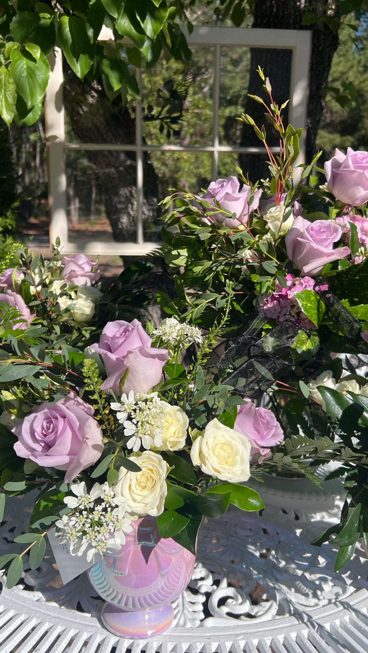 Some events hit a little closer to the heart. We were truly honored to provide the centerpieces for Macey’s fundraiser and support such an incredible cause. There’s something really special about a community coming together for children and families fighting childhood cancer. #fightingtogether #twobudsflowerfarm #freshflowers #sevenlakesnc