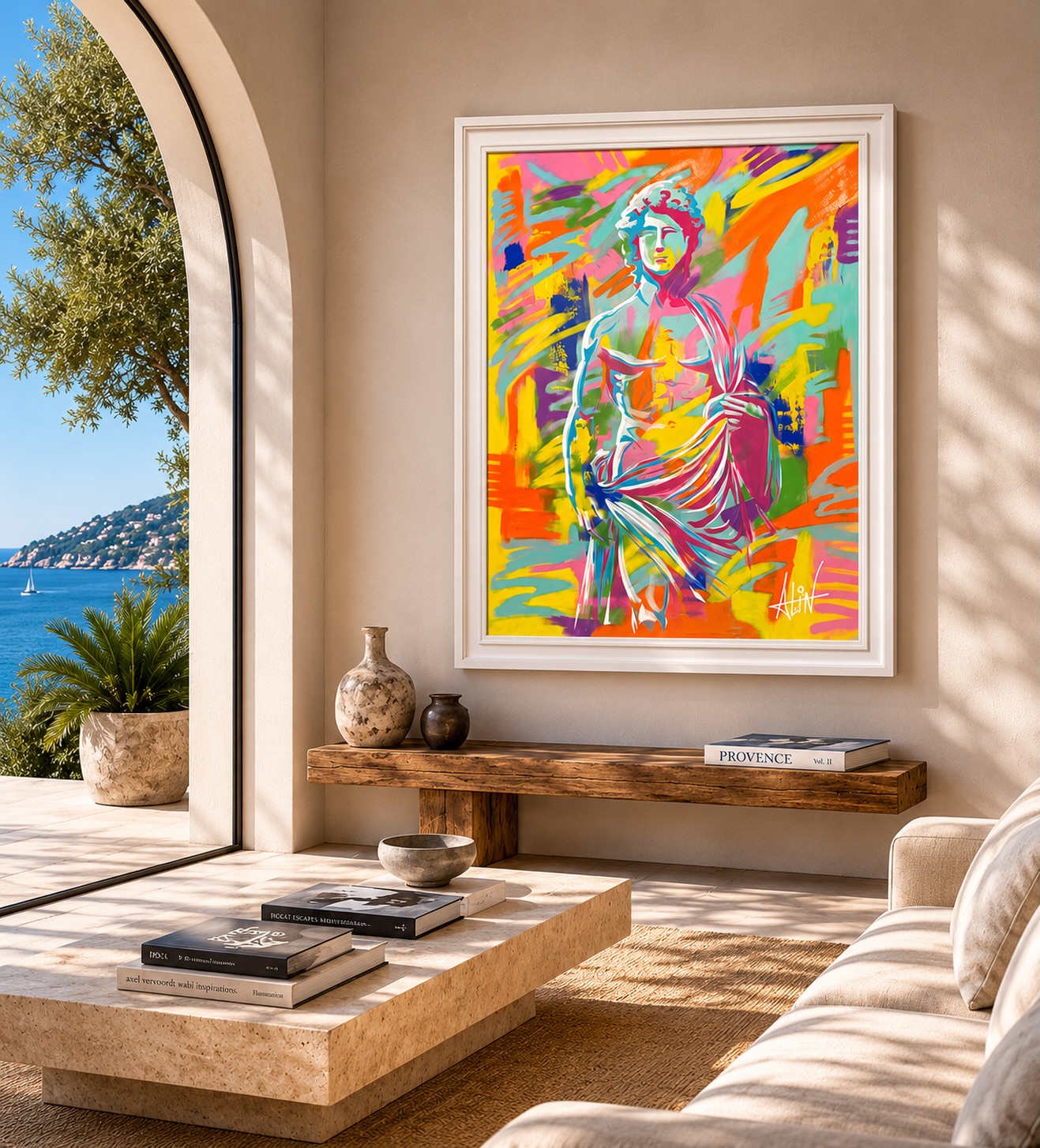 ✨ Renaissance dans la lumière — ALIN
Une œuvre vibrante où l’art classique rencontre l’énergie du pop contemporain.
Des couleurs intenses, une lumière solaire et cette sensation d’été éternel propre à la Côte d’Azur.
À retrouver dès maintenant à la galerie L’Atelier UNIK à Saint-Tropez et en ligne sur notre site.
#ALIN #PopArt #ContemporaryArt #SaintTropez #ArtGallery